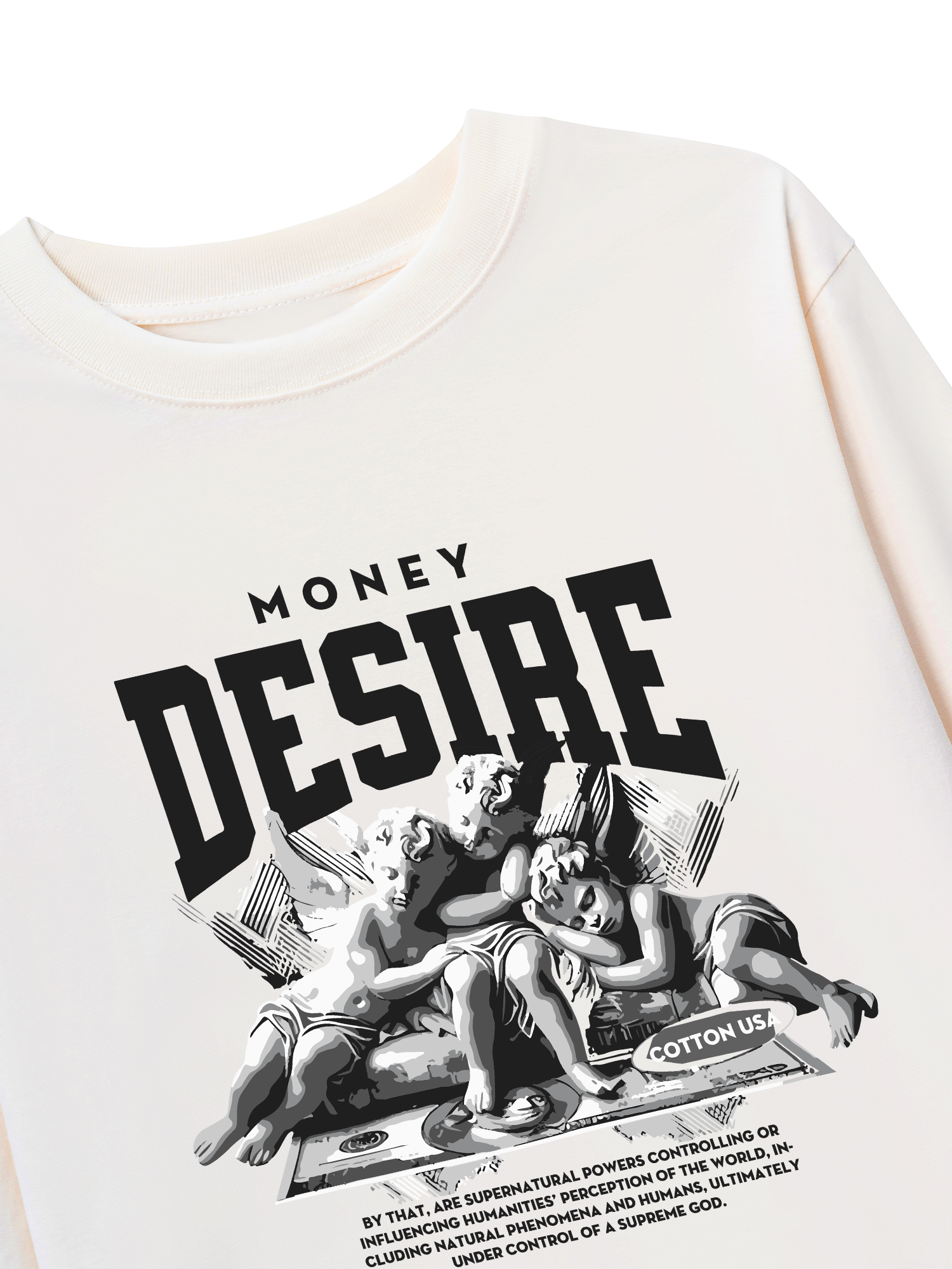 Áo Thun Dài Tay Money Desire Angel