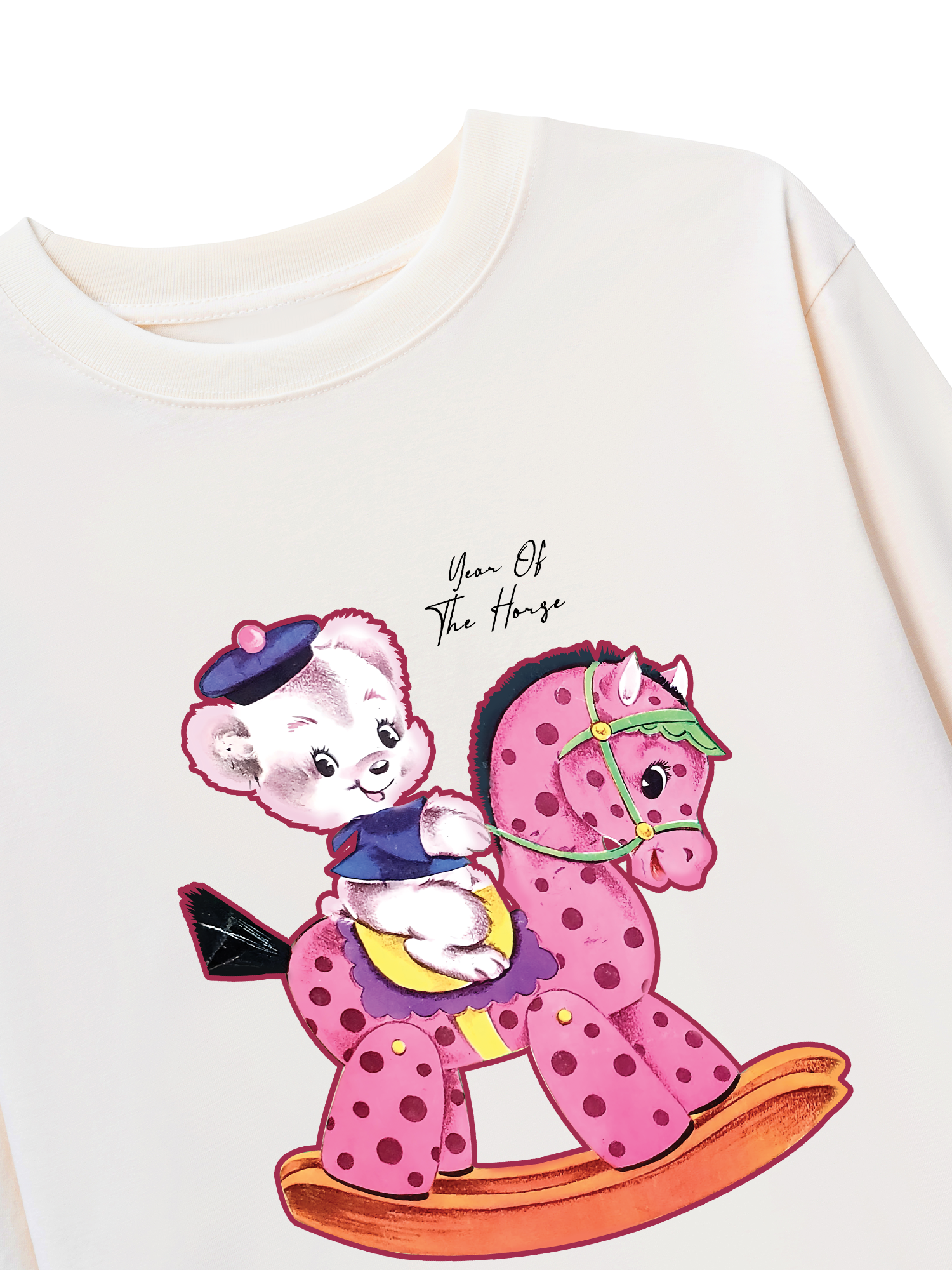 Áo Thun Dài Tay Pink Dots Year Of Horse