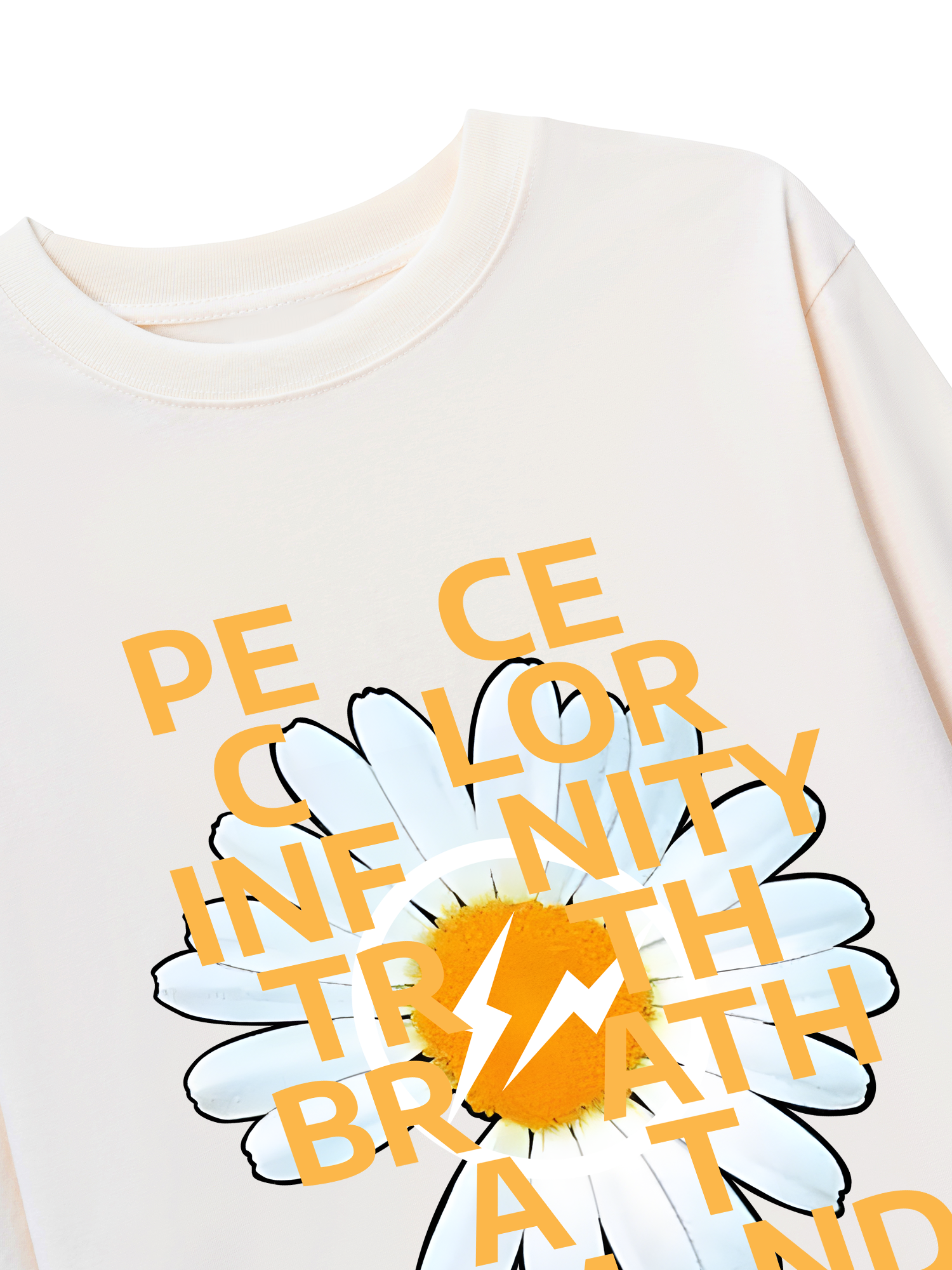 Áo Thun Dài Tay Floral Peace Color Love