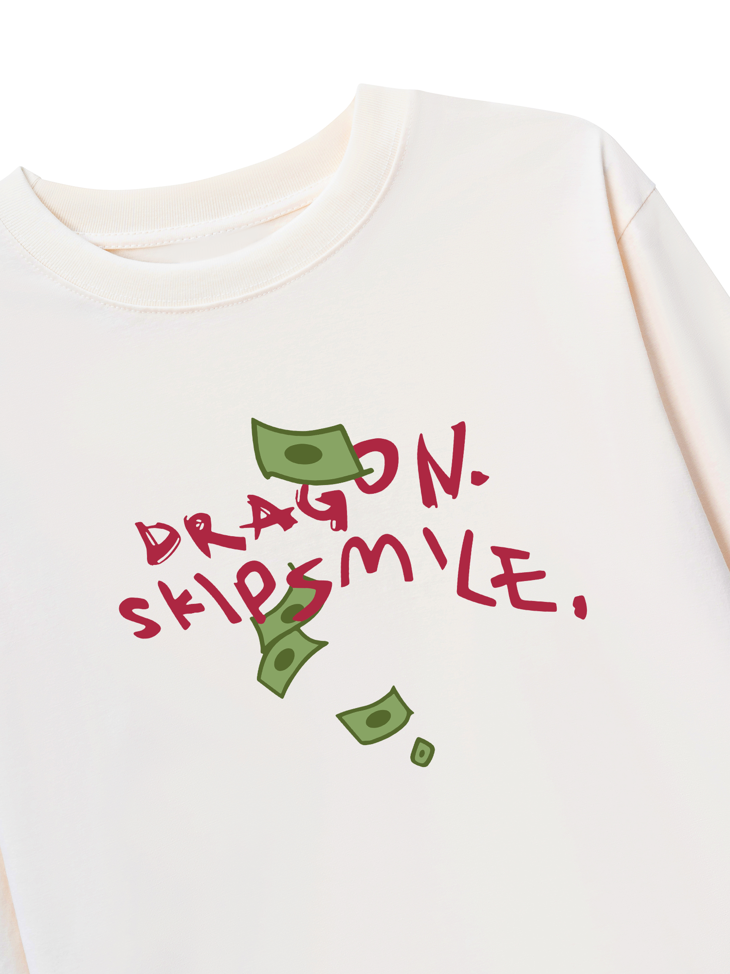 Áo Thun Dài Tay Money Dragon Skip Smile