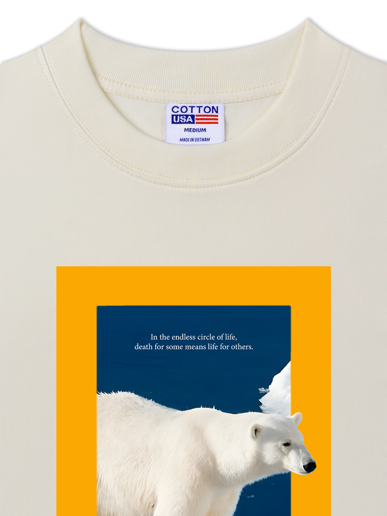 Áo Thun Relaxed Fit Wild Life Polar On Giant Ice