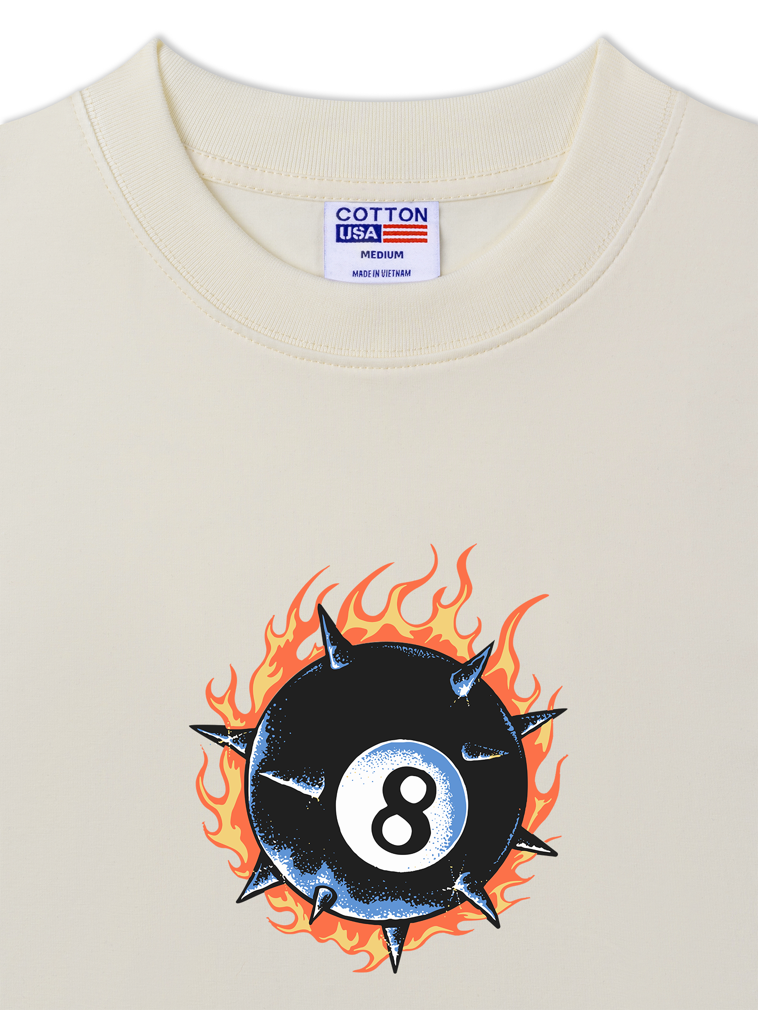 Áo Thun Relaxed Fit Billiards Racun 8 Ball