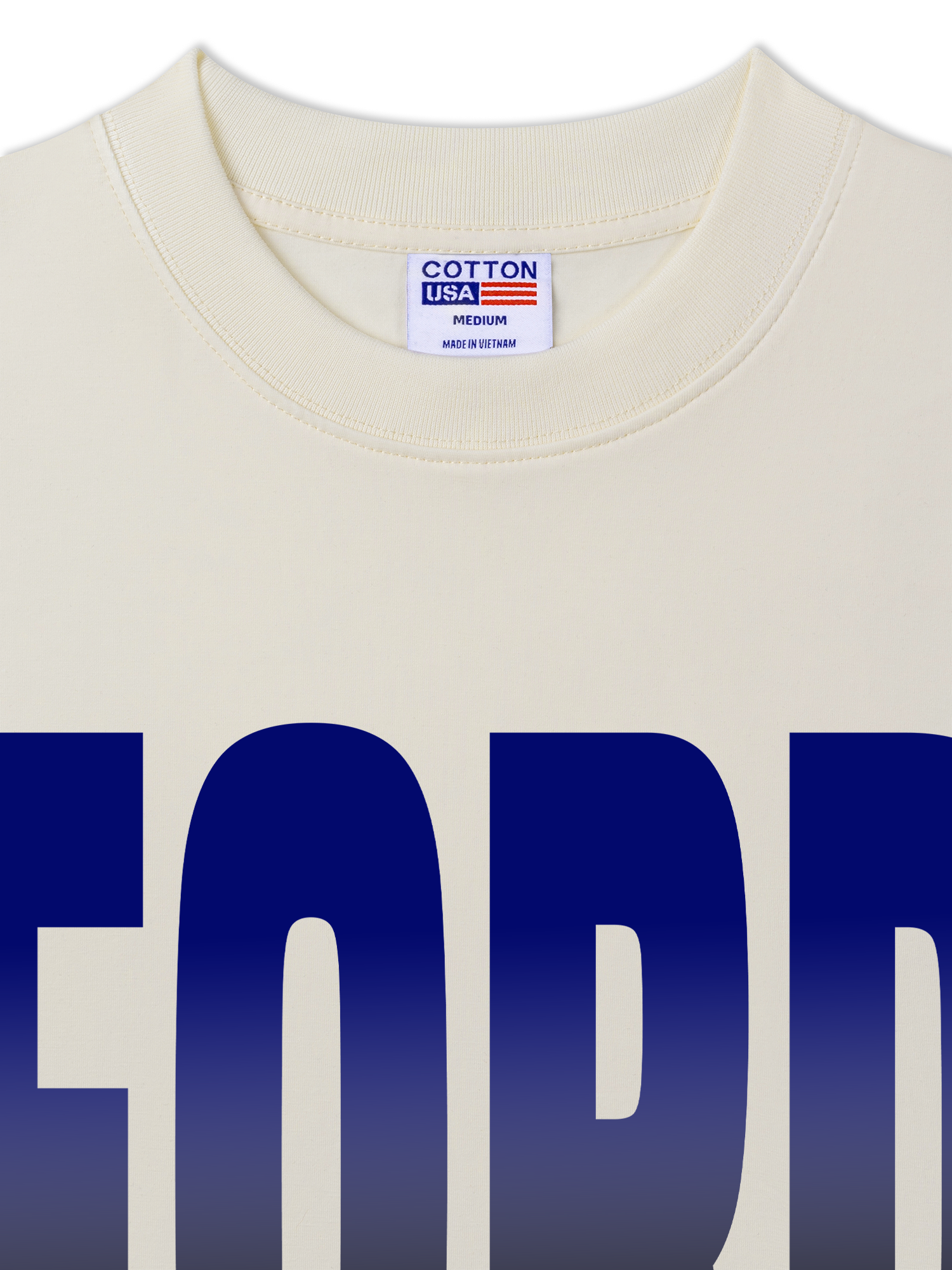 Áo Thun Relaxed Fit Ford GT 350 White Blue