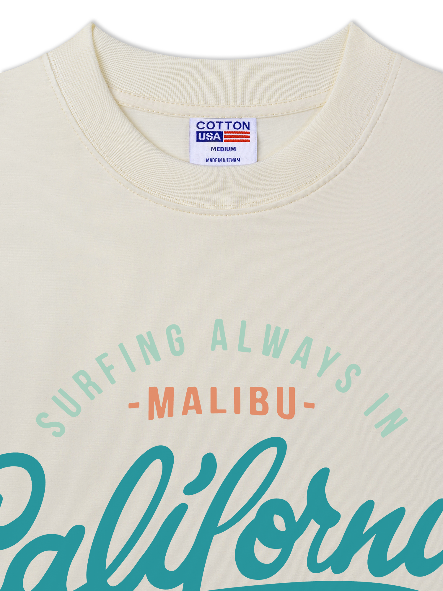 Áo Thun Relaxed Fit City Malibu West Coast