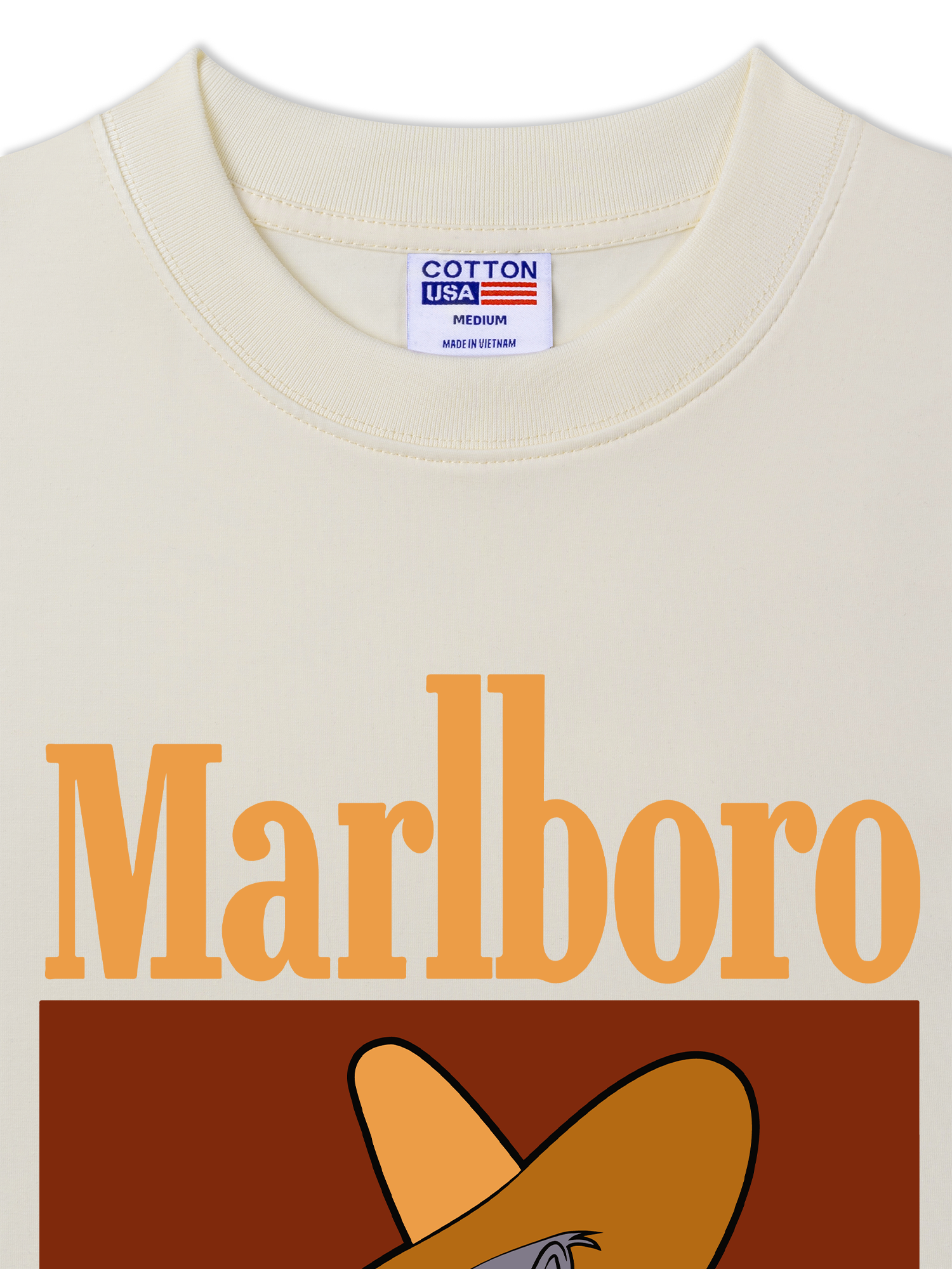 Áo Thun Relaxed Fit Marlboro Bug Bunny Cowboy