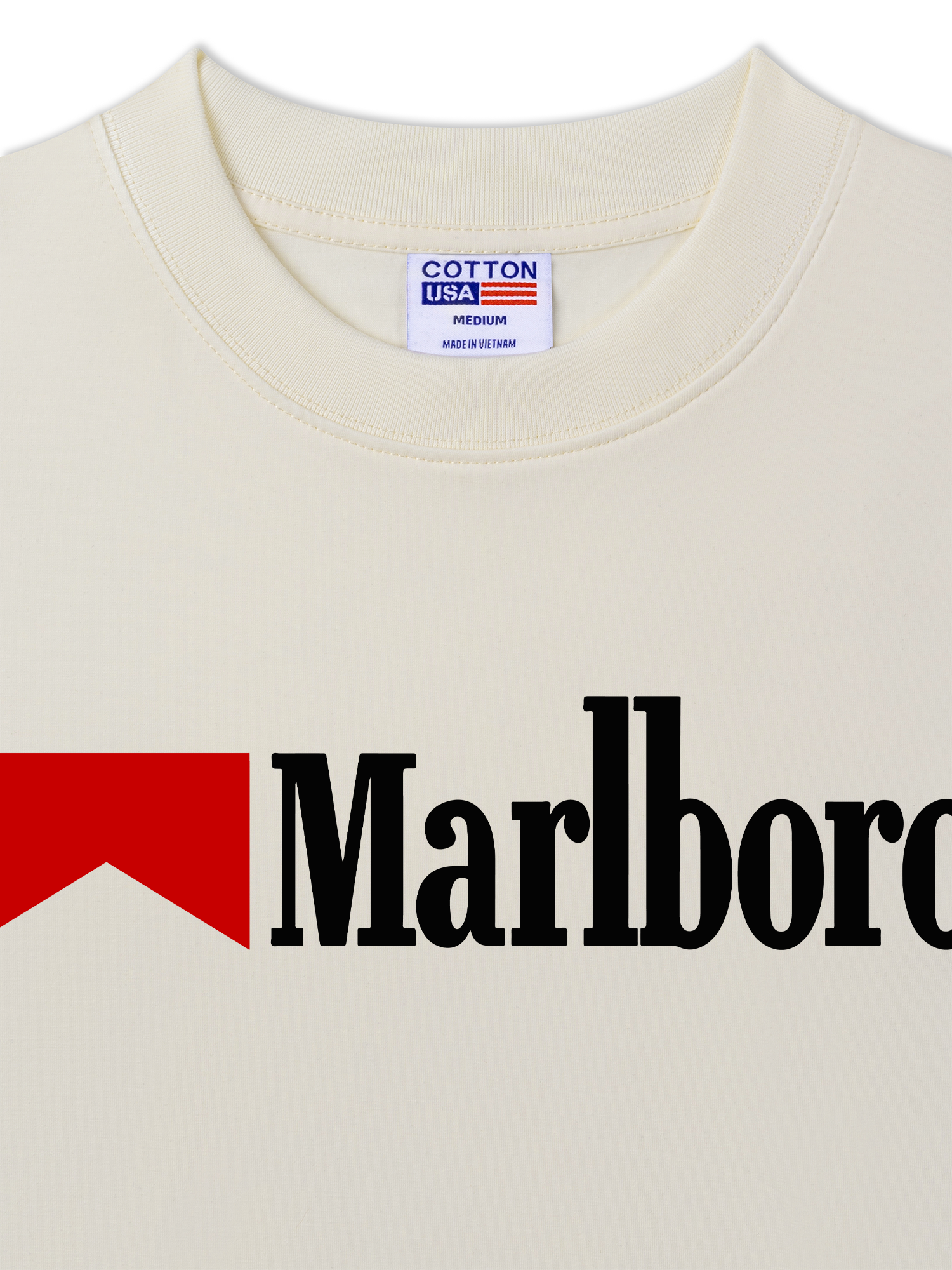Áo Thun Relaxed Fit Marlboro Typo Logo