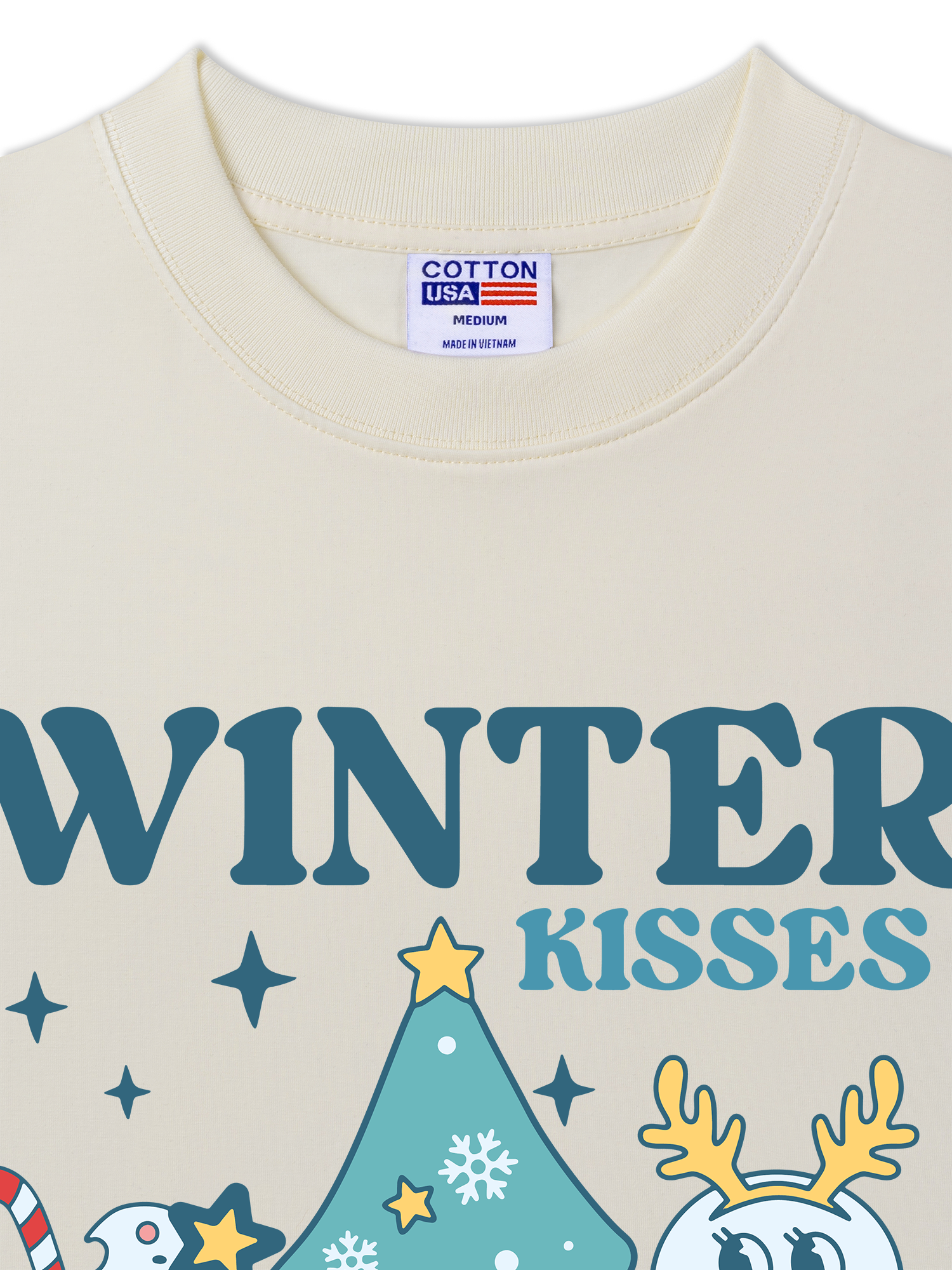 Áo Thun Relaxed Fit Winter Kisses