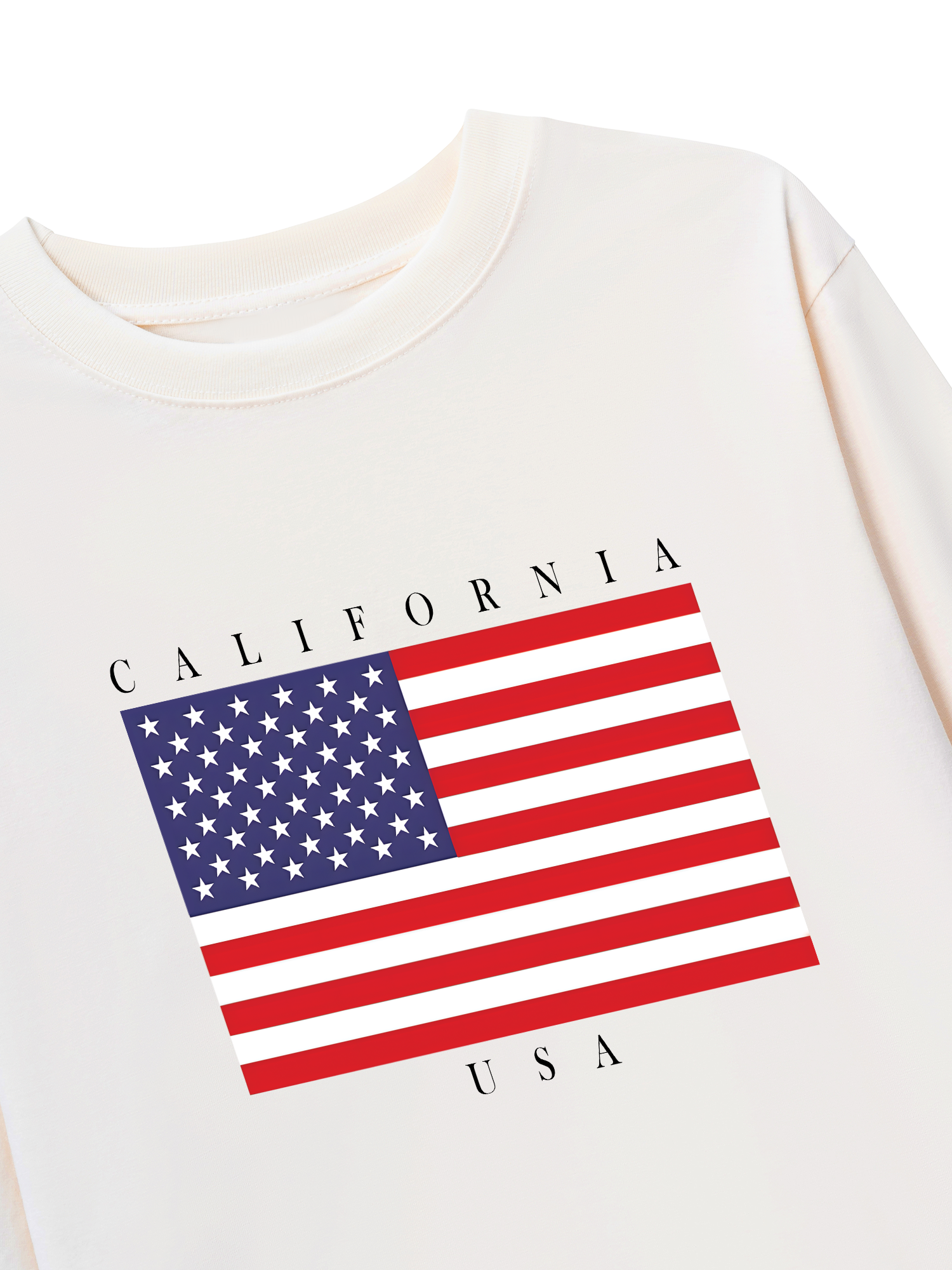 Áo Thun Dài Tay USA California Basic Style