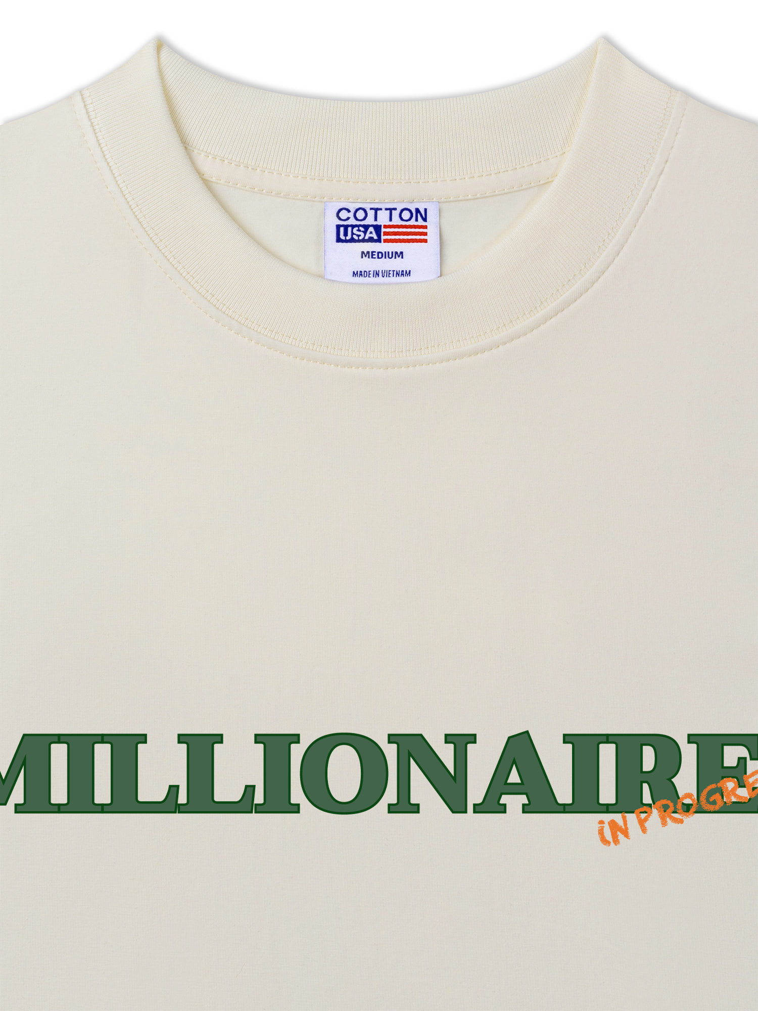 Áo Thun Relaxed Fit Money Millionaire In Progress