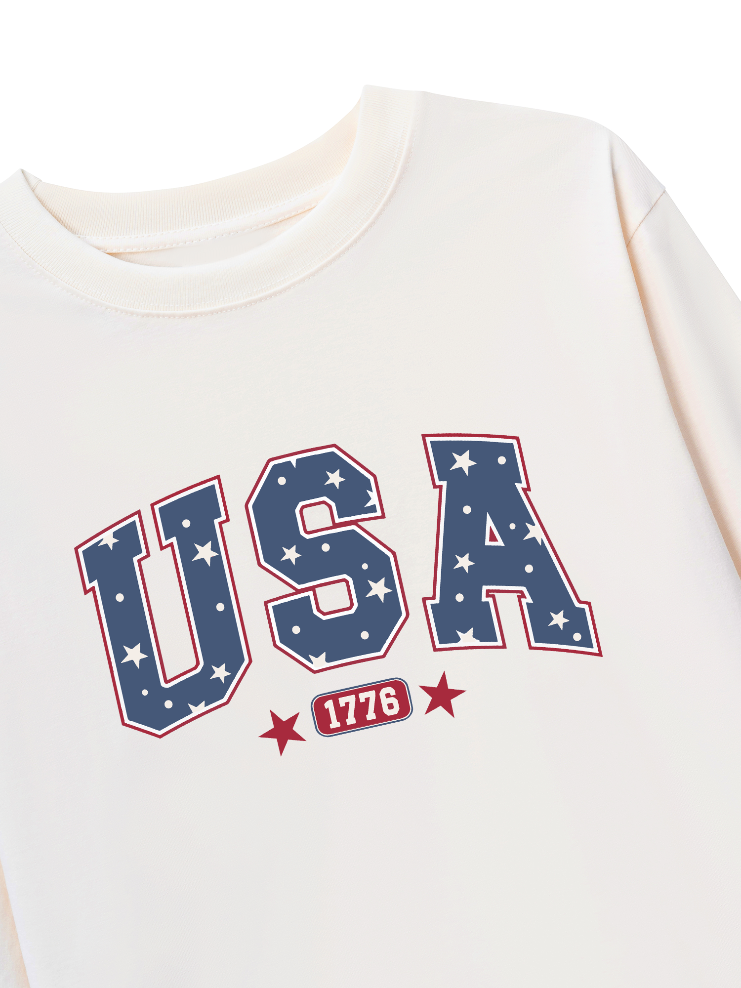 Áo Thun Dài Tay USA Retro Star