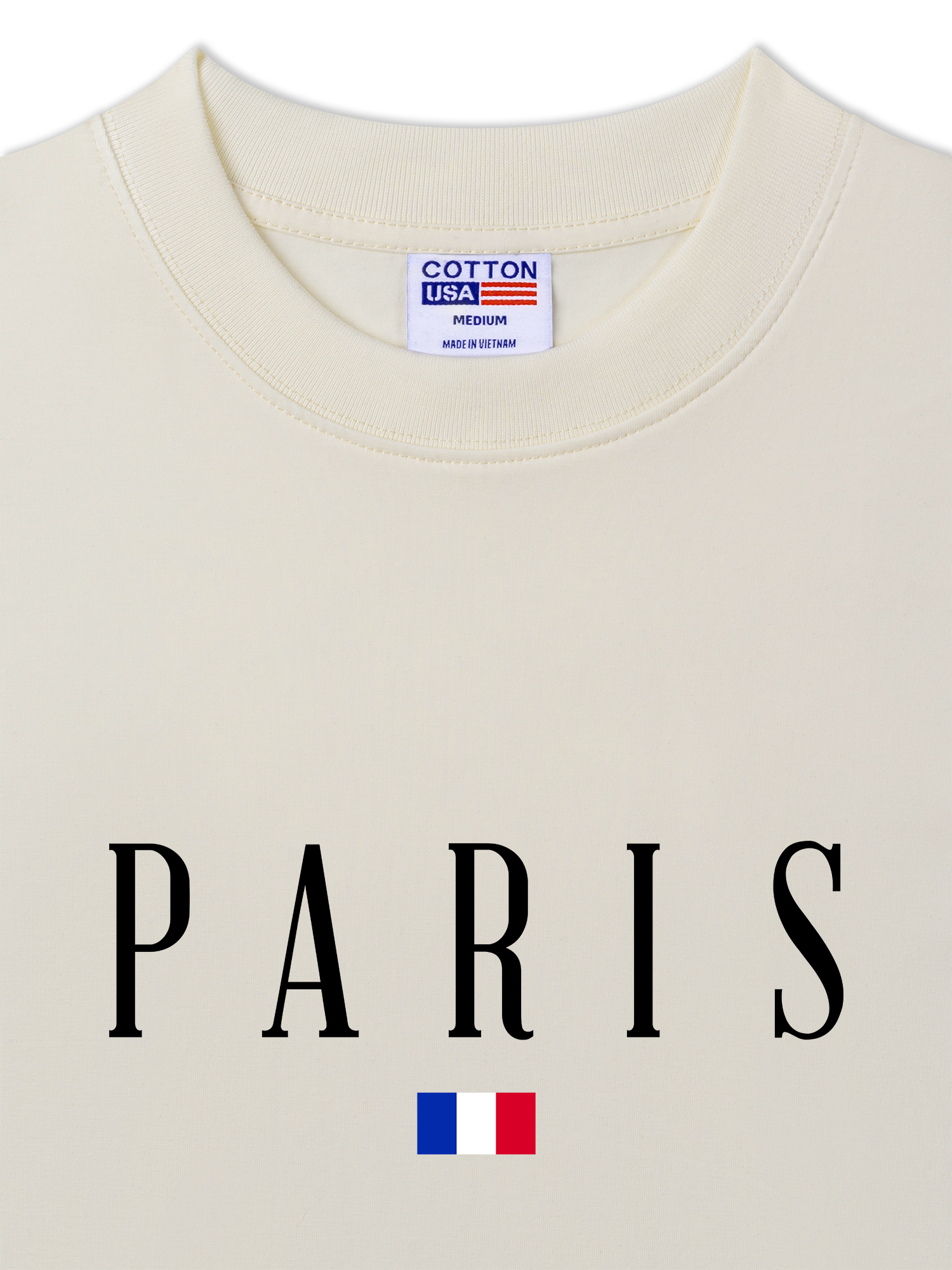 Áo Thun Relaxed Fit Paris Minimalist