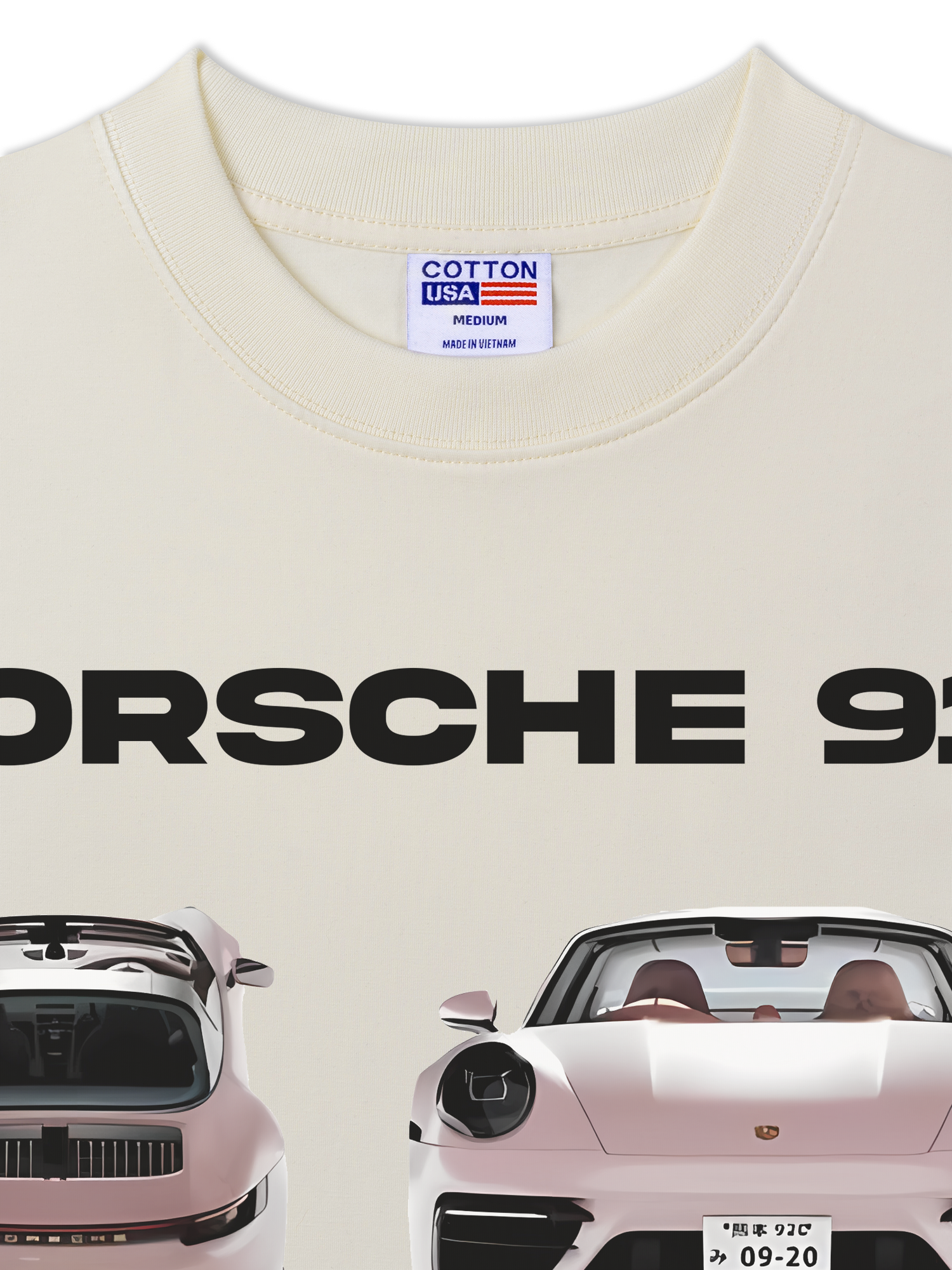 Áo Thun Relaxed Fit Porsche 911 Pear Pink