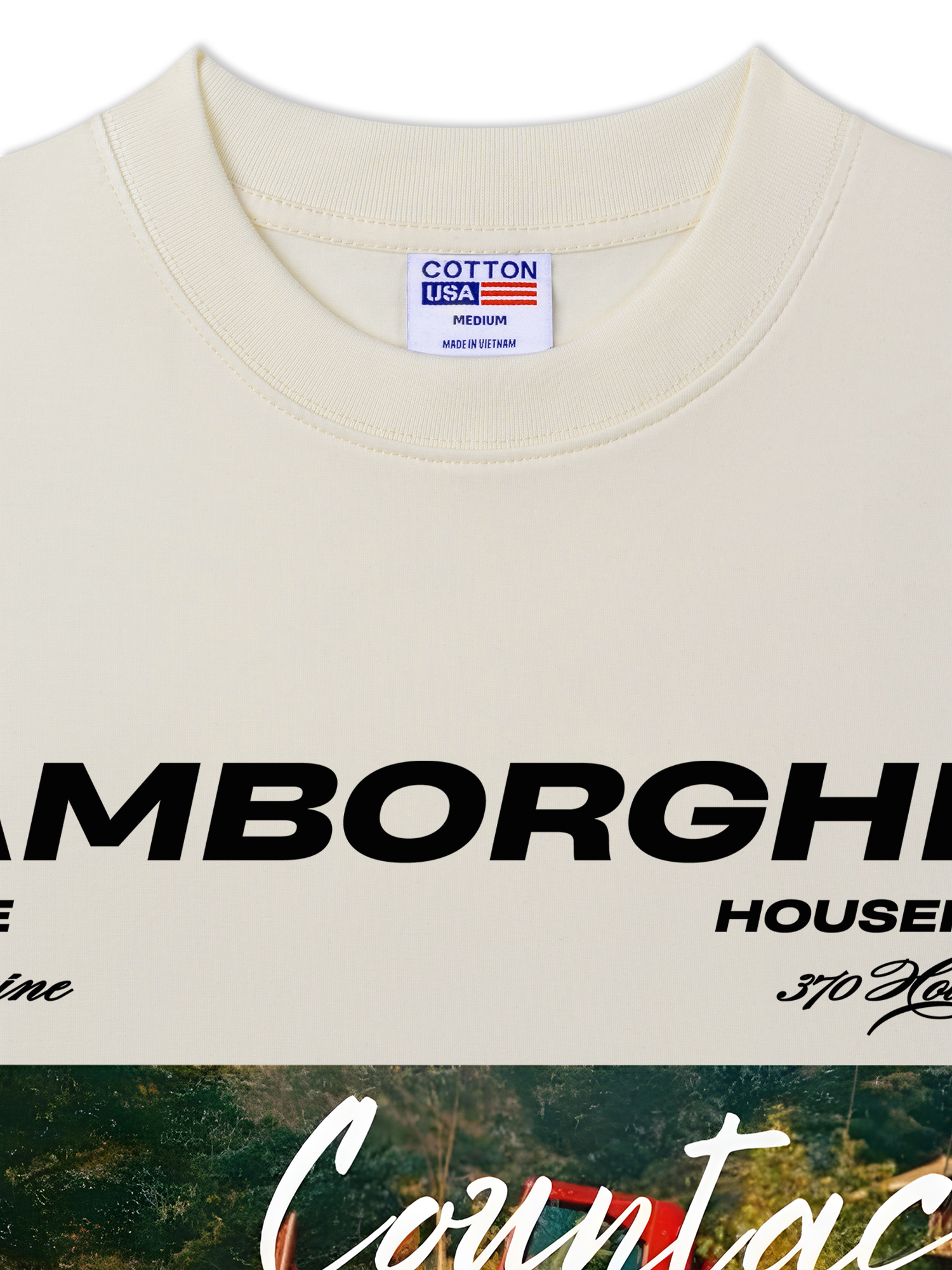 Áo Thun Relaxed Fit Lamborghini Red Countach