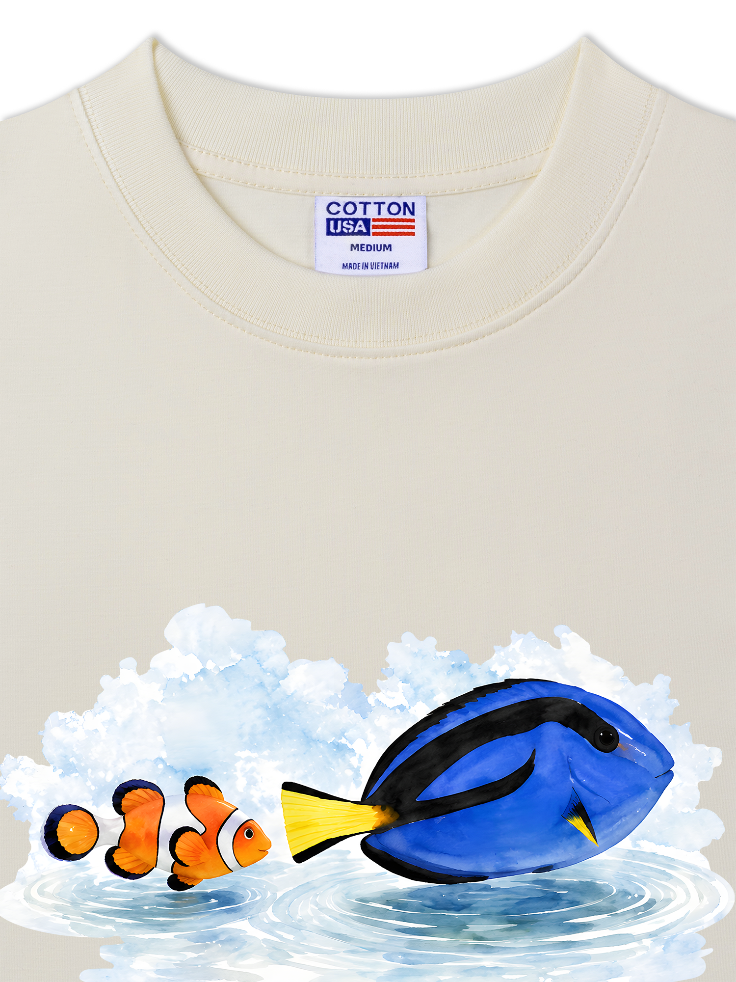 Áo Thun Relaxed Fit Just Keep Swimming