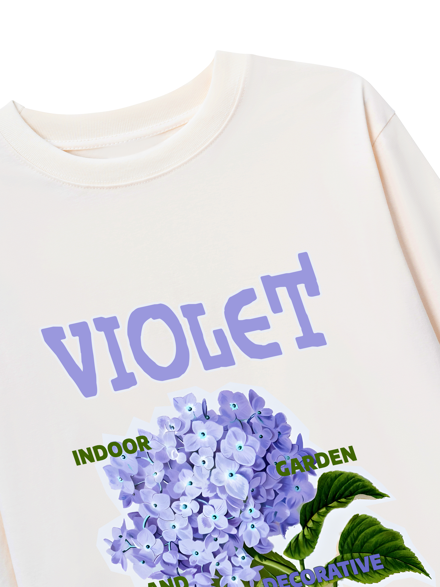 Áo Thun Dài Tay Floral Indoor Violet