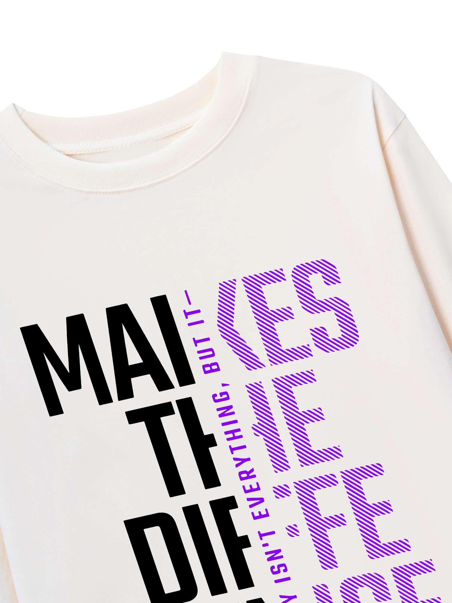 Áo Thun Dài Tay Money Motivational Modern Typographic