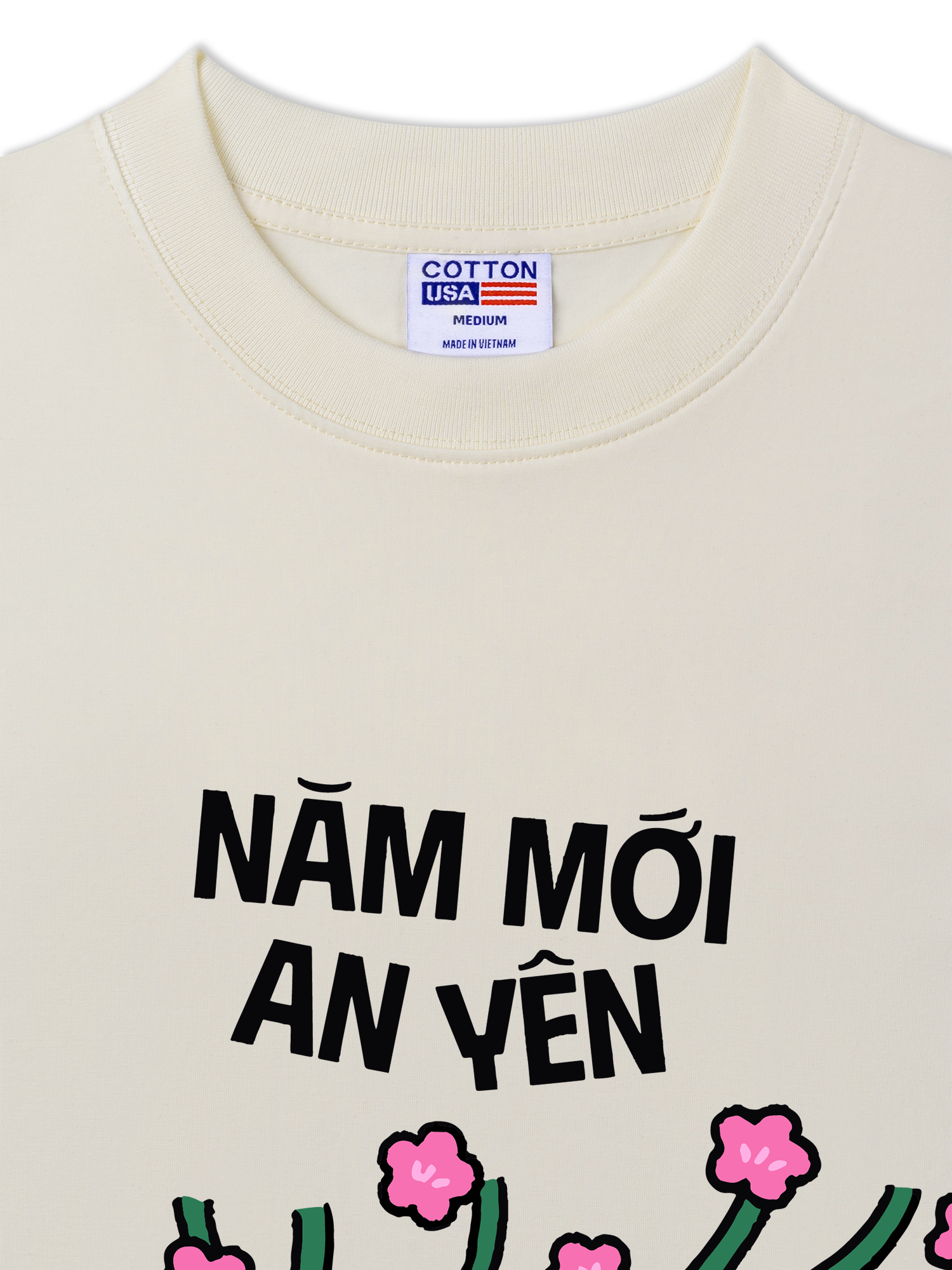 Áo Thun Relaxed Fit Năm Mới An Yên