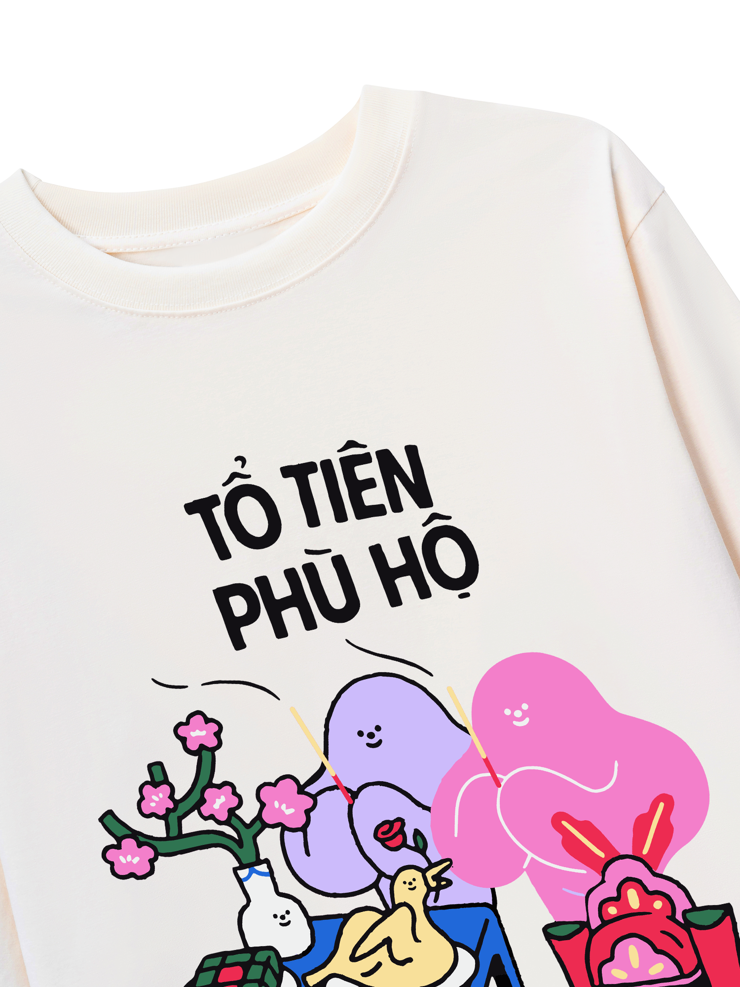 Áo Thun Dài Tay Tổ Tiên Phù Hộ