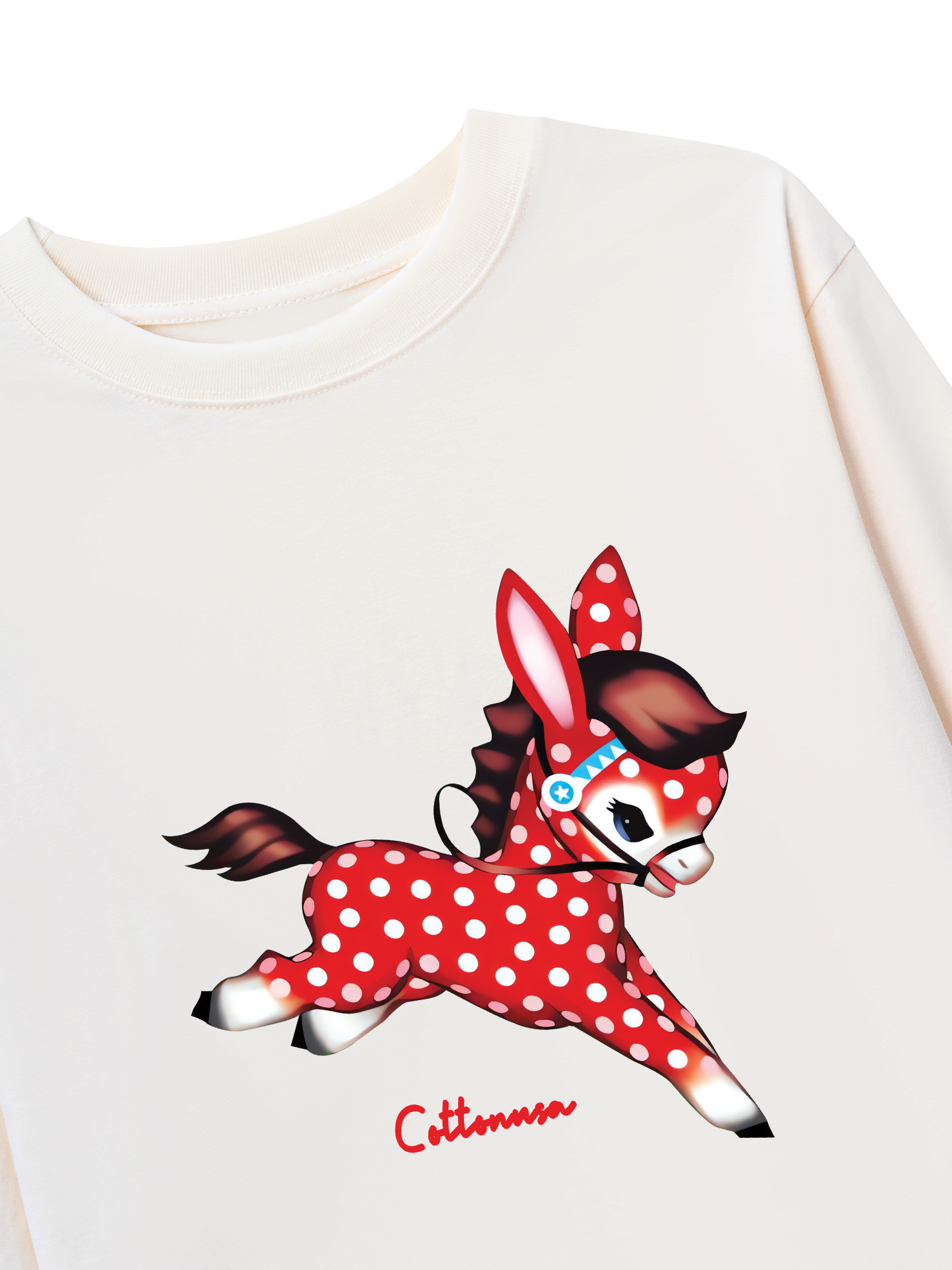 Áo Thun Dài Tay Dots Horse