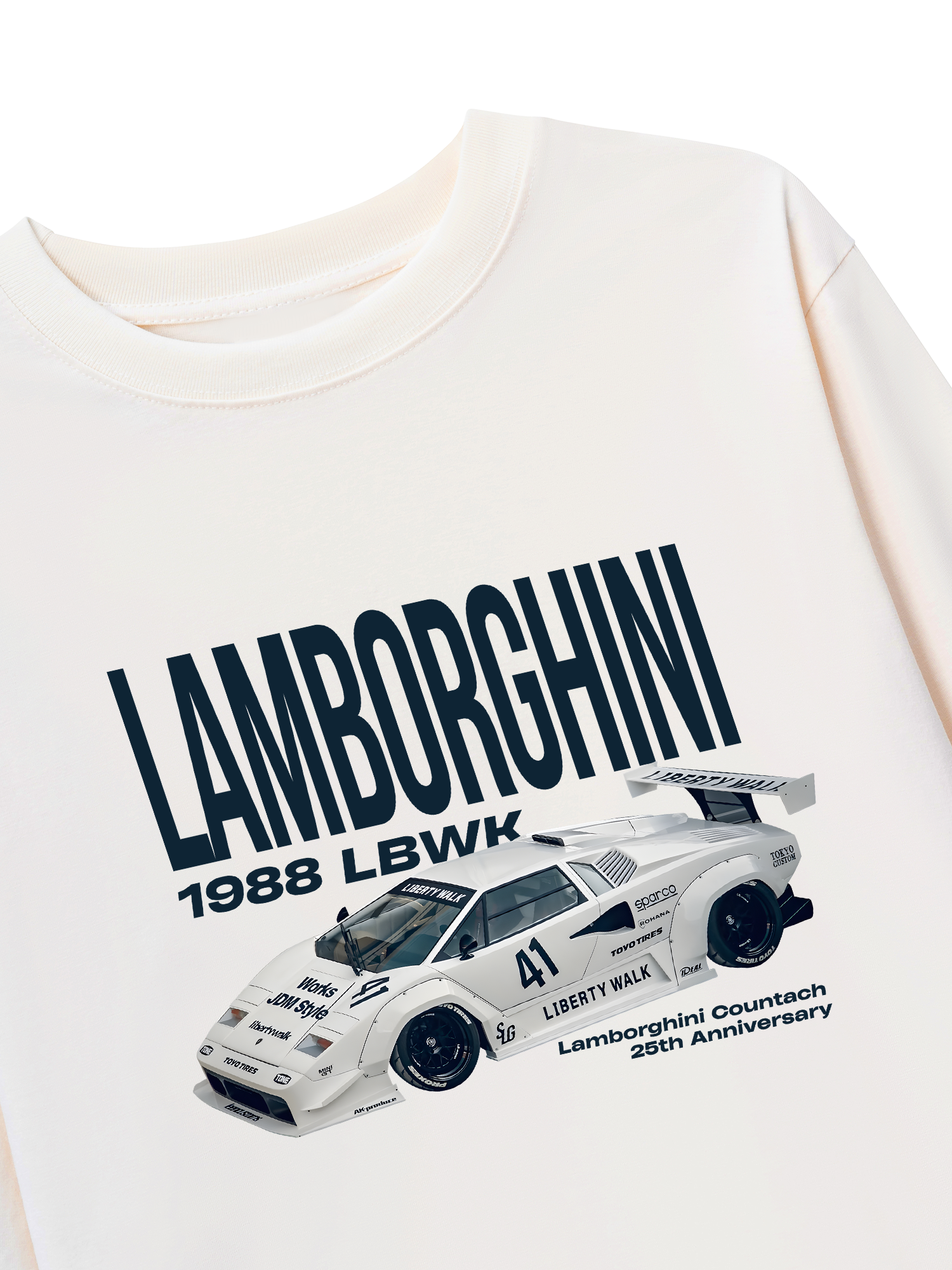 Áo Thun Dài Tay Lamborghini 25th Anniversary