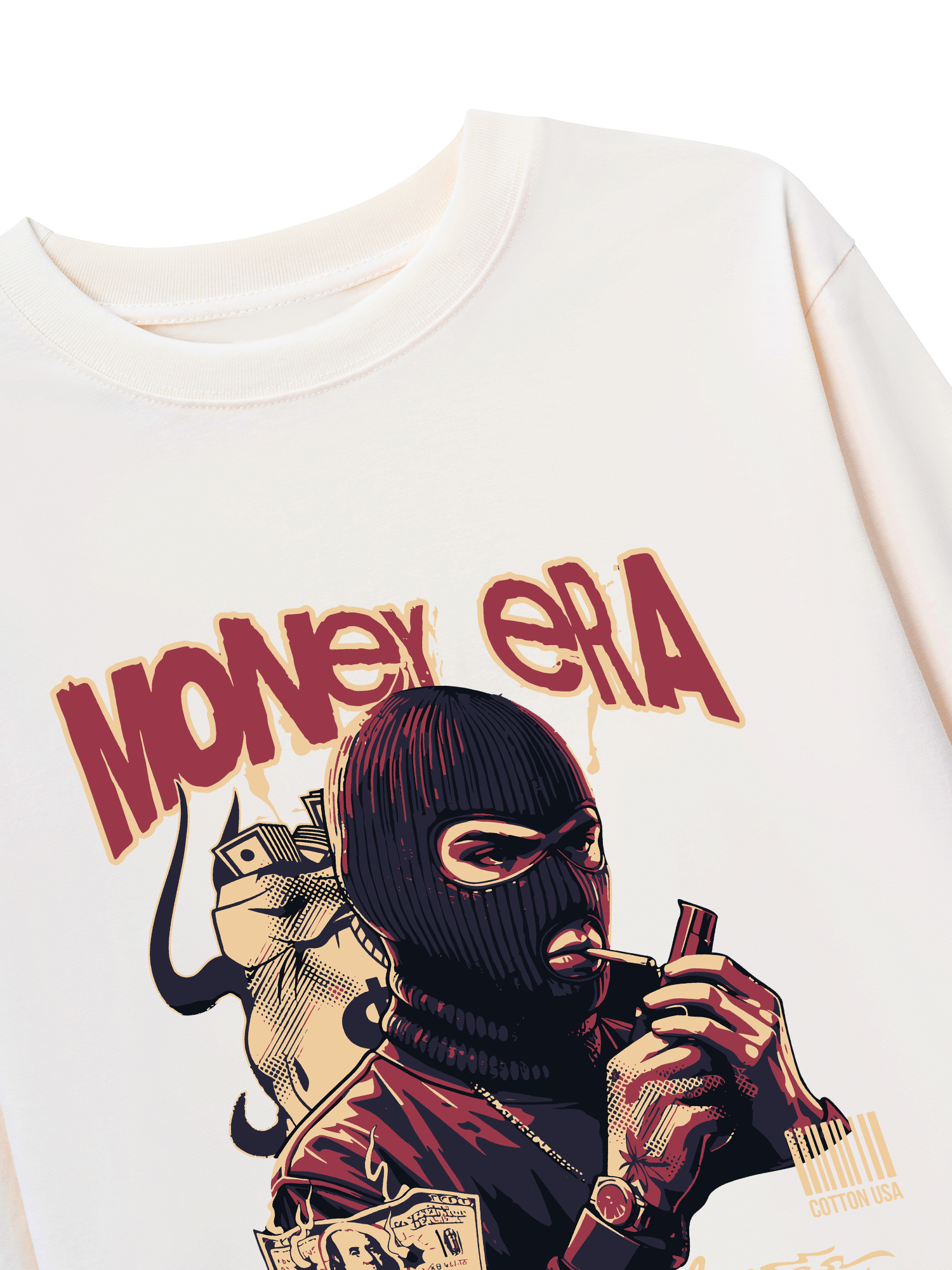 Áo Thun Dài Tay Money Era No Rules