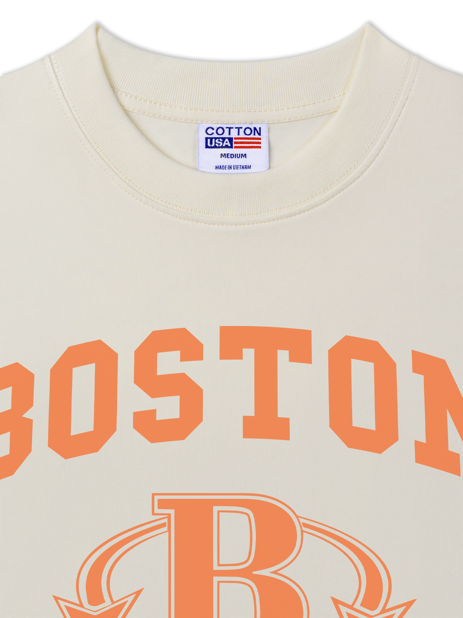 Áo Thun Relaxed Fit USA Boston Super Star