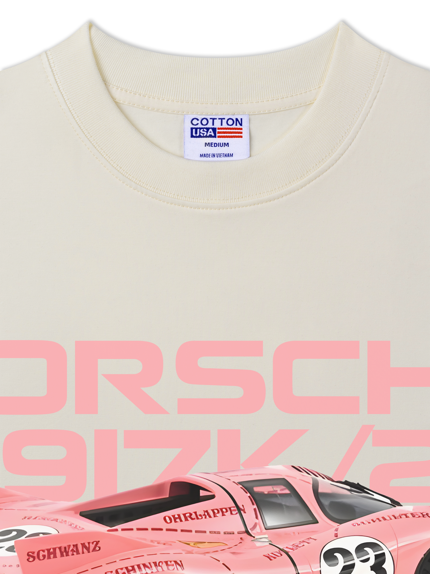 Áo Thun Relaxed Fit Porsche 917K Pink Pig