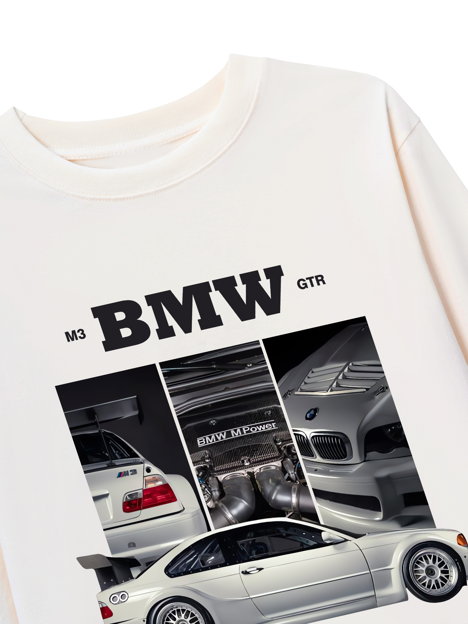 Áo Thun Dài Tay BMW M3 GTR Silver