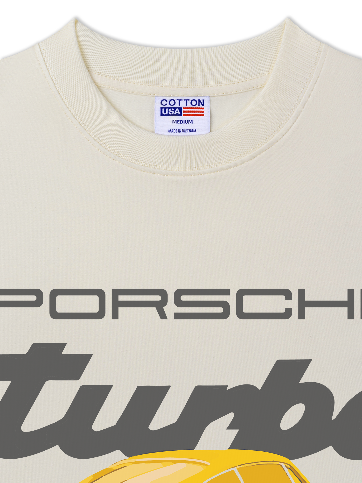 Áo Thun Relaxed Fit Porsche Turbo Golden Race