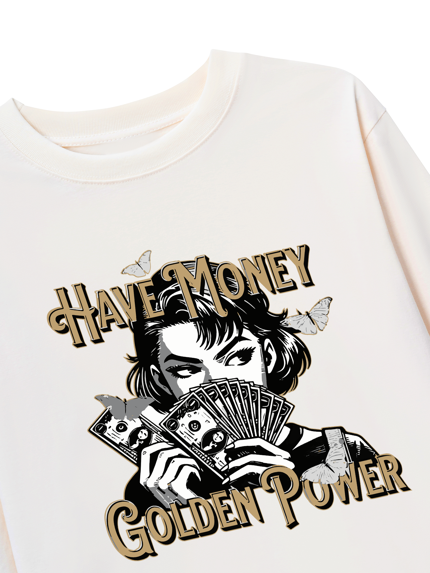 Áo Thun Dài Tay Money Golden Power