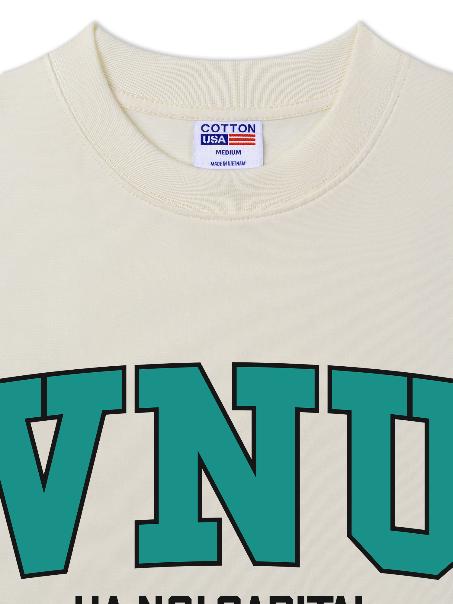 Áo Thun Relaxed Fit VNU University