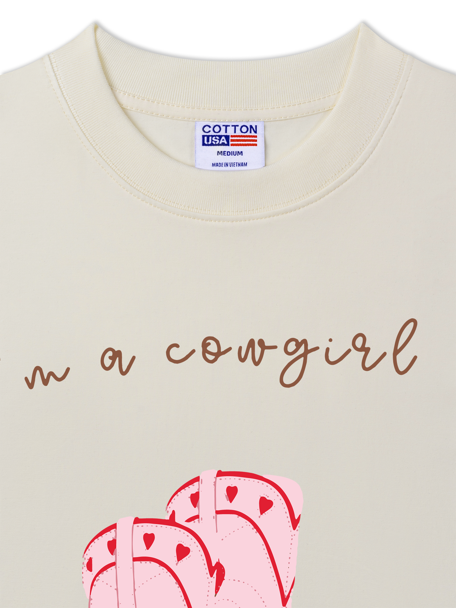 Áo Thun Relaxed Fit Cowgirl At Heart