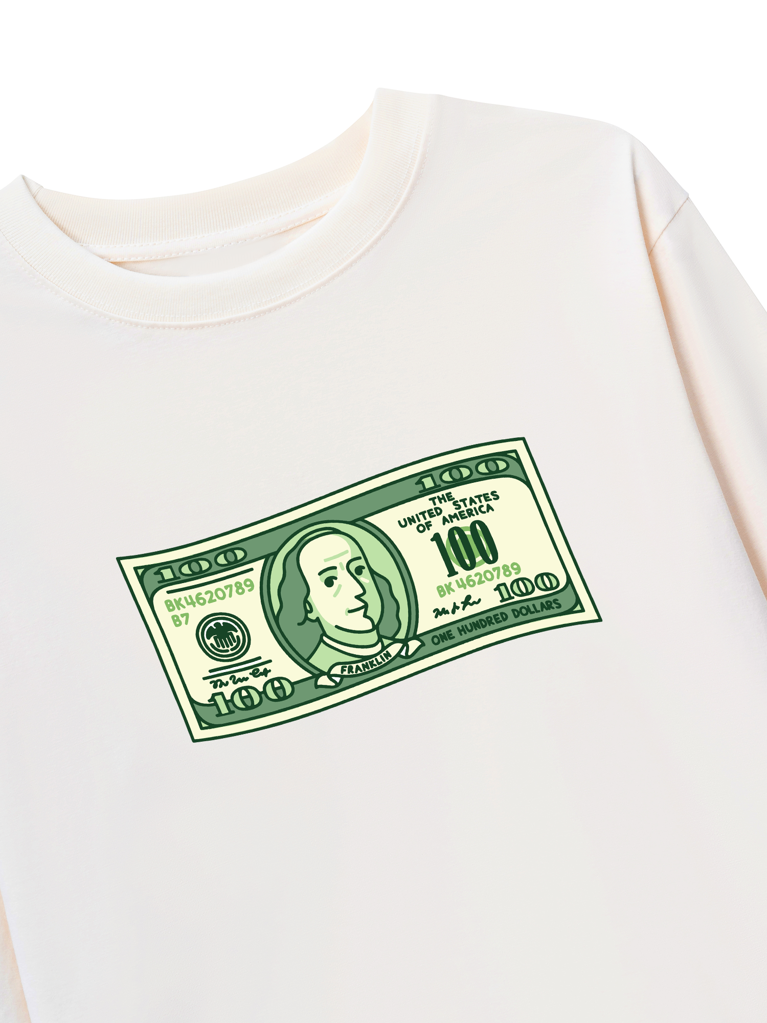 Áo Thun Dài Tay Money Cash Rules Everything