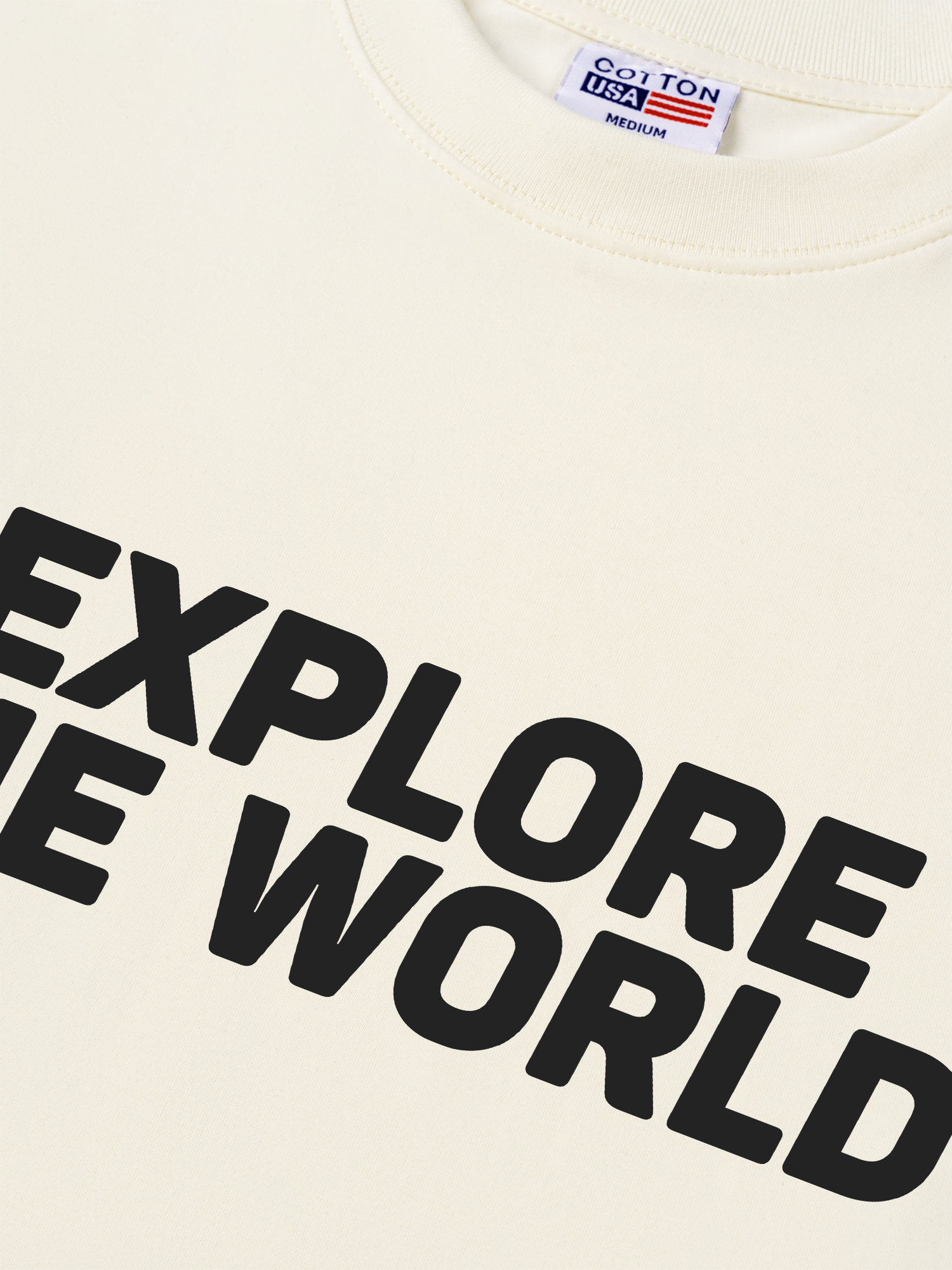 Áo Thun Relaxed Fit World Map