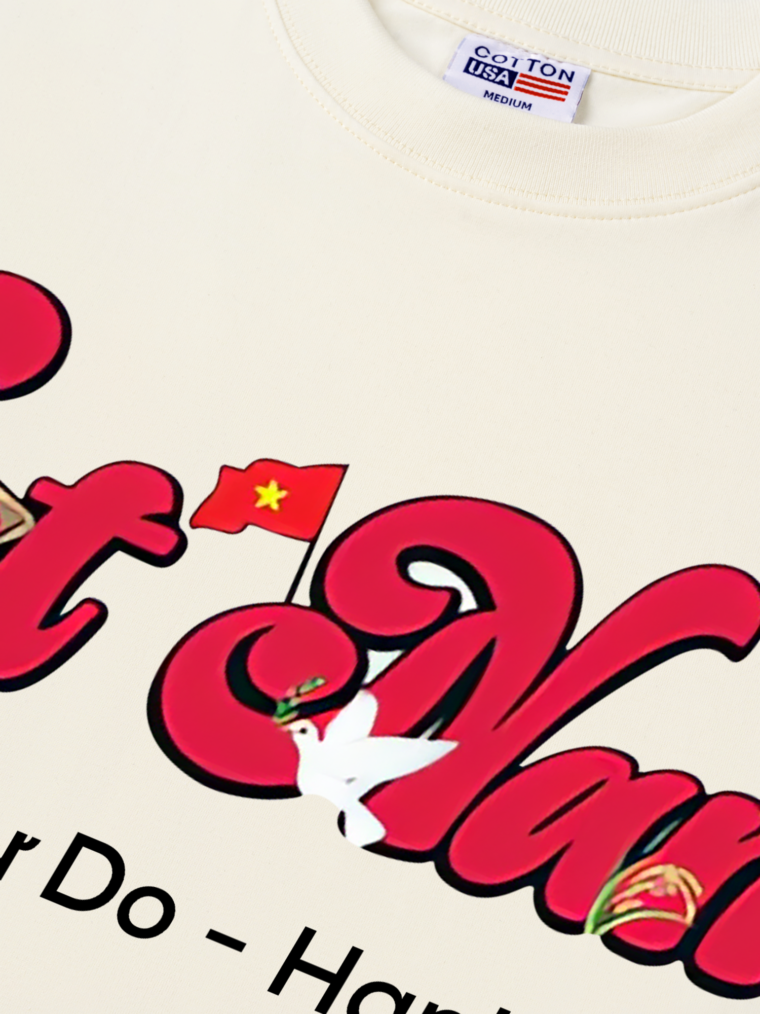 Áo Thun Relaxed Fit Việt Nam Tự Do