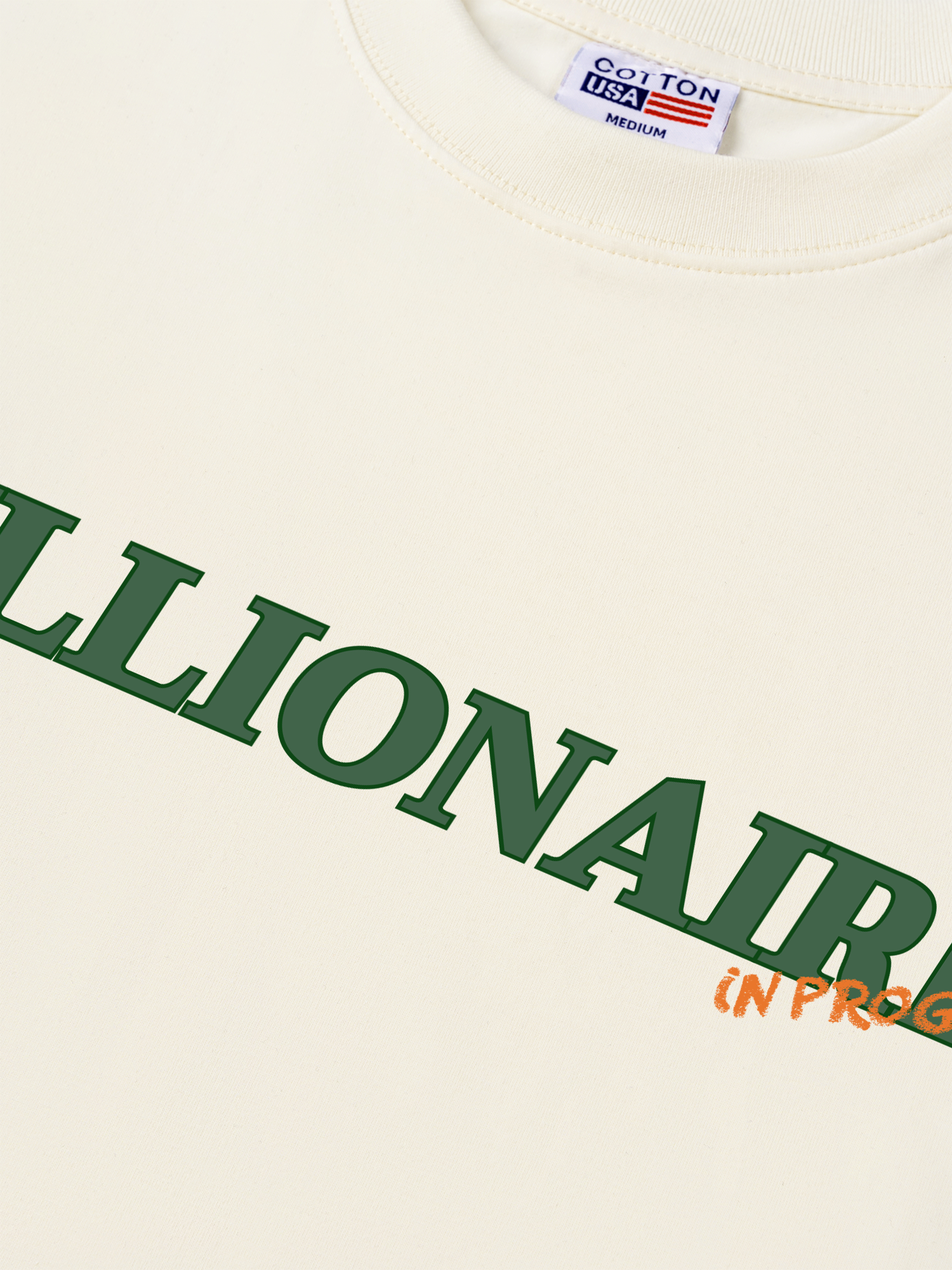 Áo Thun Relaxed Fit Money Millionaire In Progress
