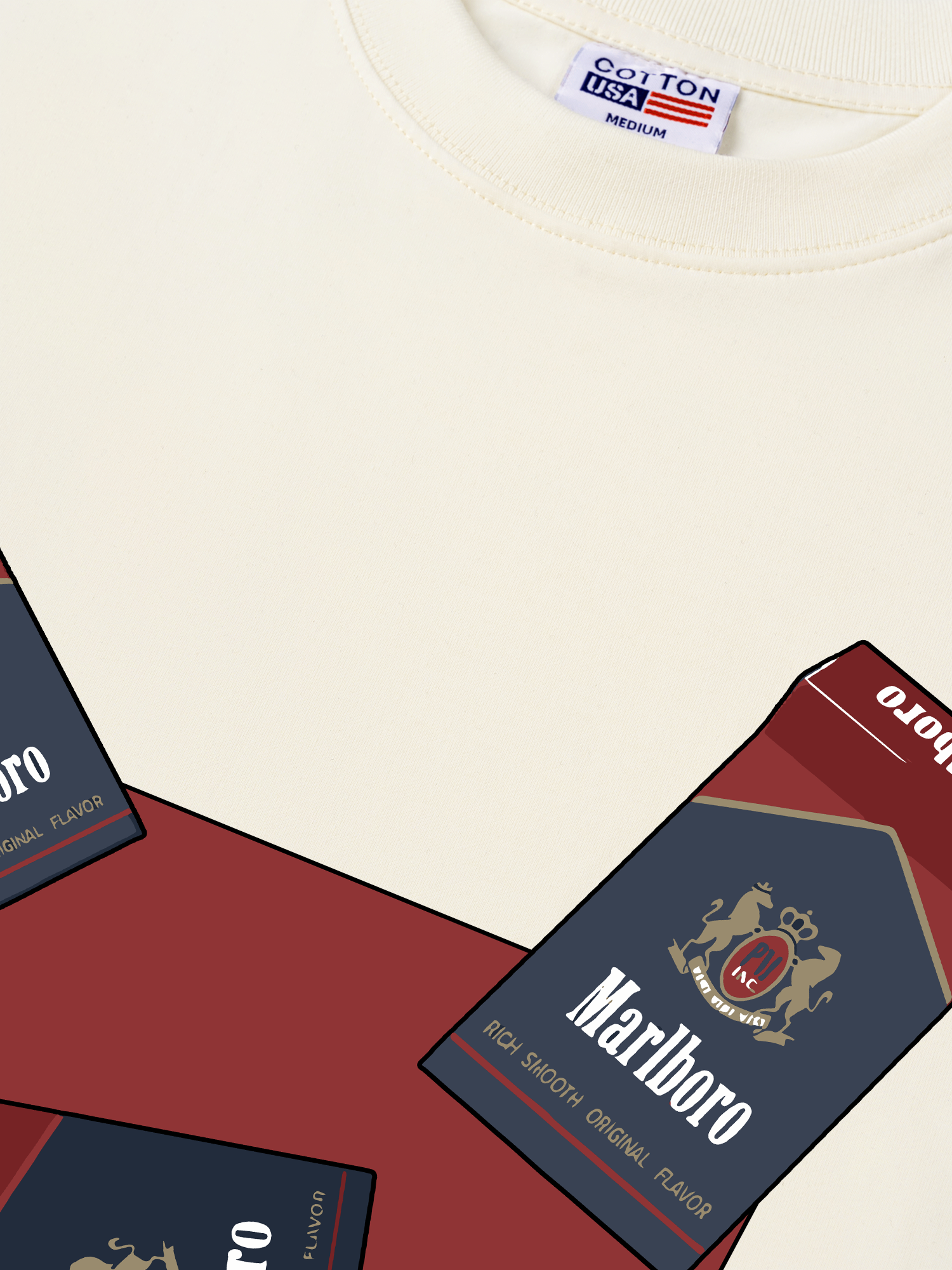 Áo Thun Relaxed Fit Marlboro Rich Smooth Logo