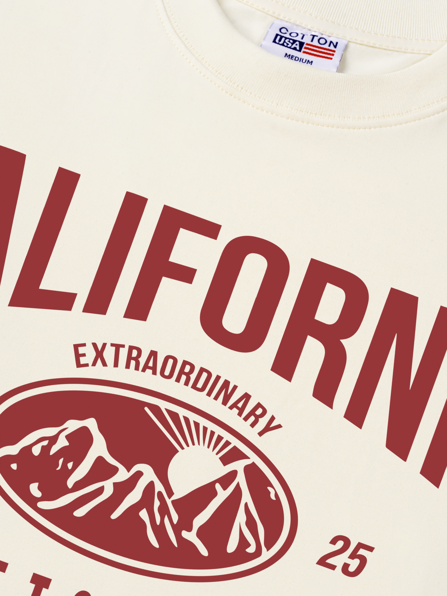 Áo Thun Relaxed Fit USA California Extraordinary