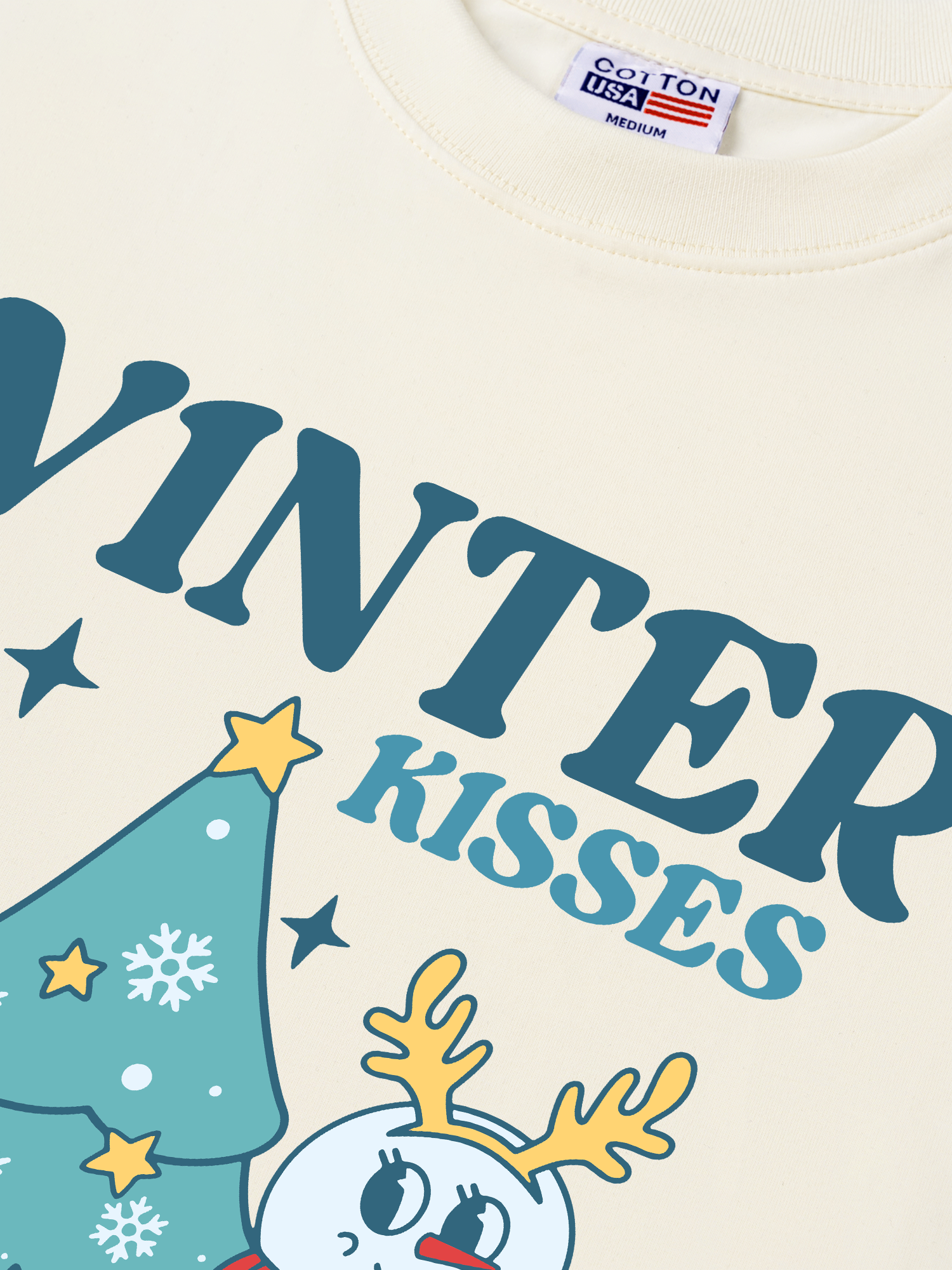 Áo Thun Relaxed Fit Winter Kisses