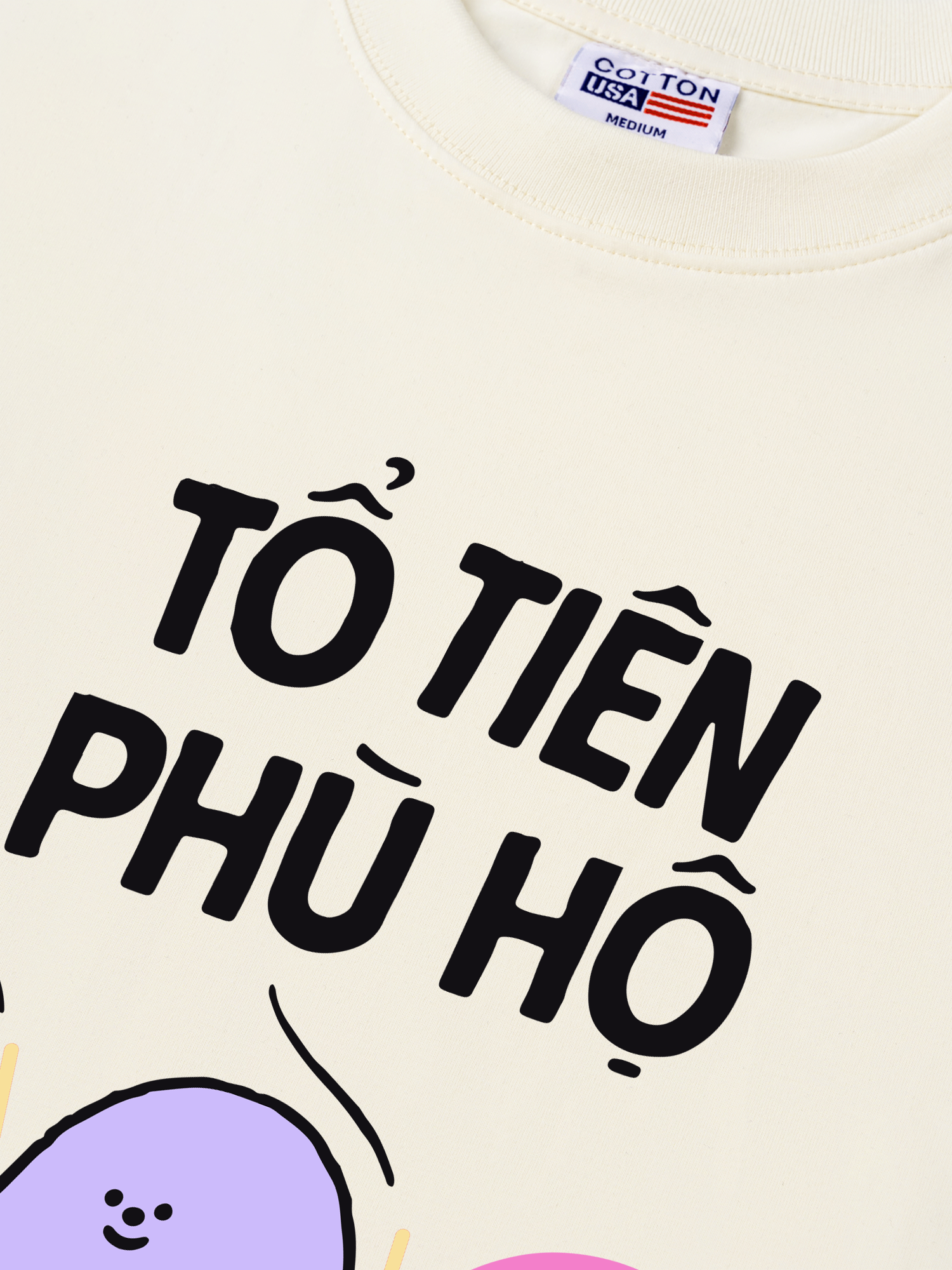 Áo Thun Relaxed Fit Tổ Tiên Phù Hộ