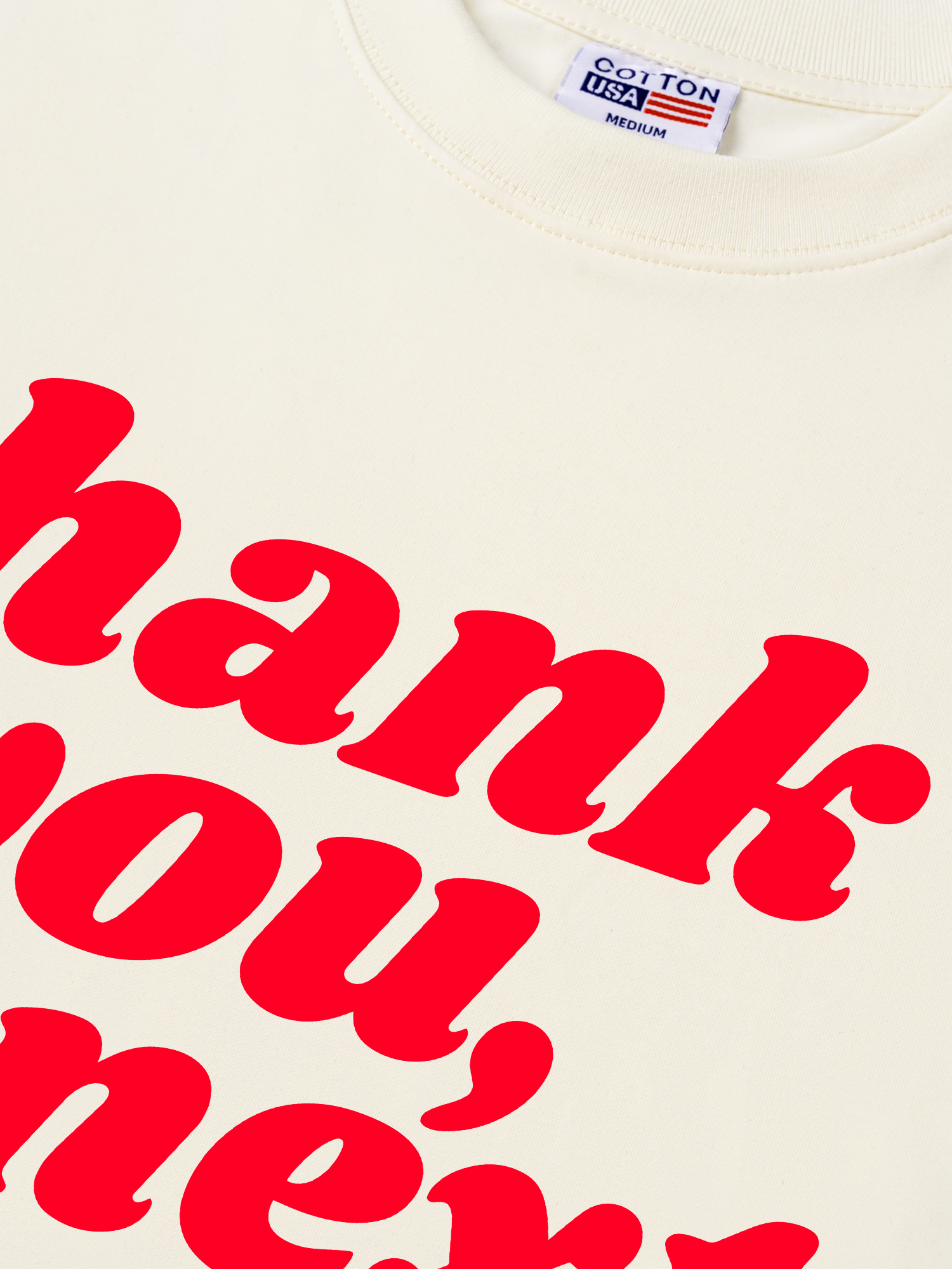 Áo Thun Relaxed Fit Thank You Next