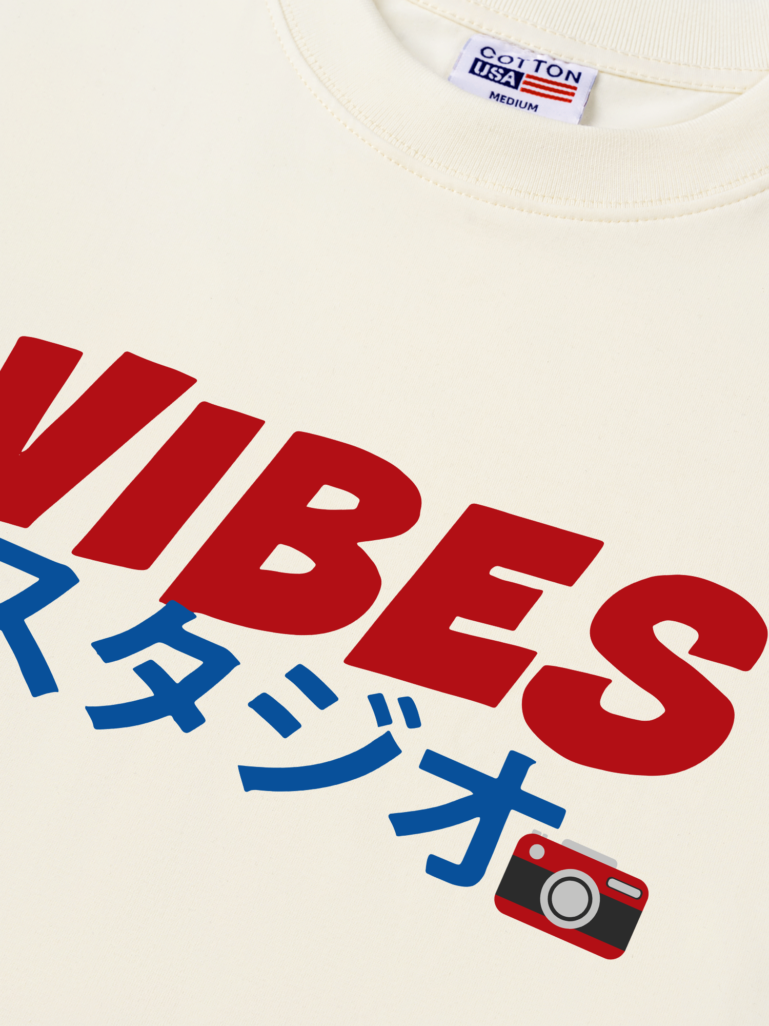 Áo Thun Relaxed Fit Vibes Japan