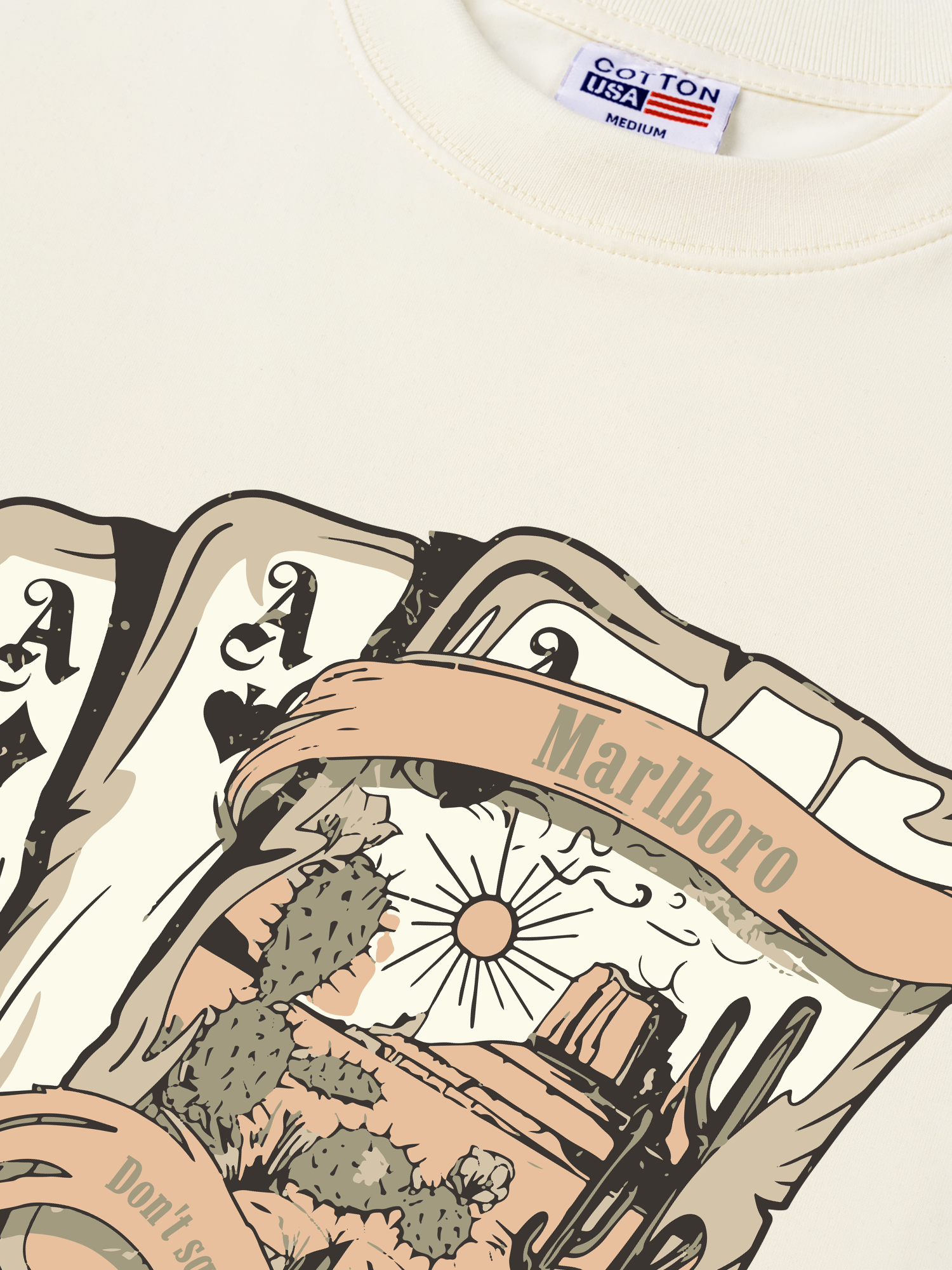 Áo Thun Relaxed Fit Marlboro Don't Squat