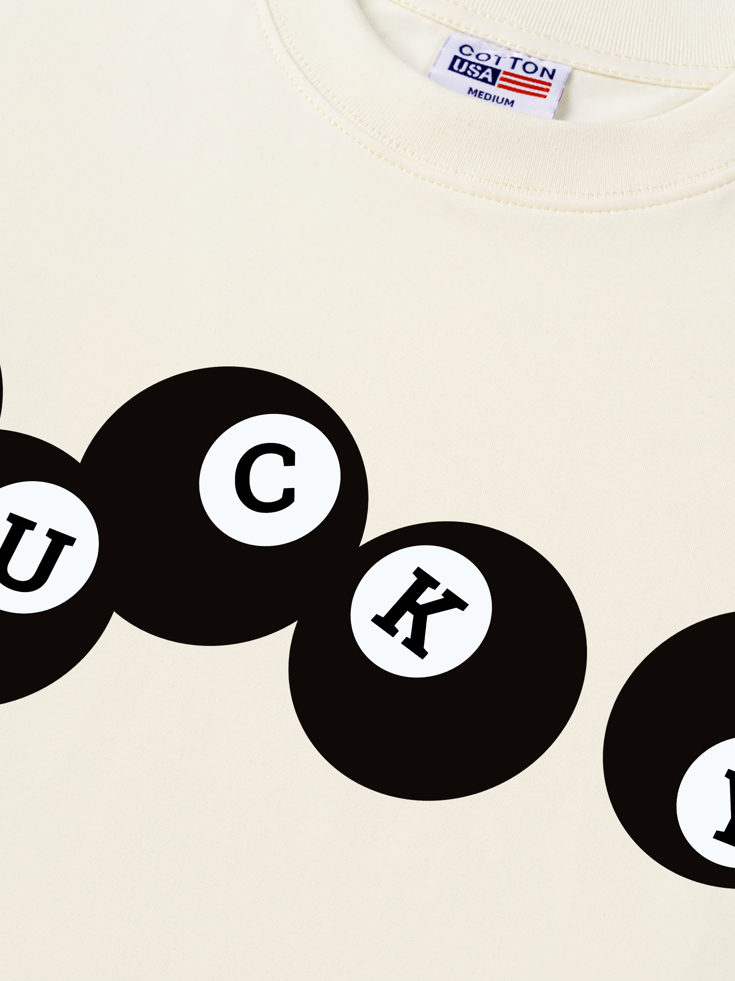 Áo Thun Relaxed Fit Billiards Cue of Fortune