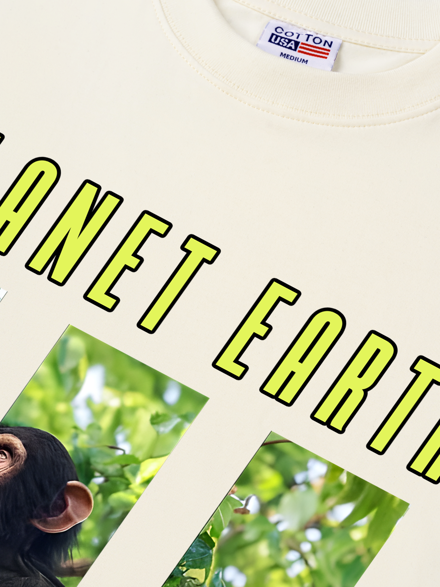 Áo Thun Relaxed Fit Wild Life Planet Earth Forests