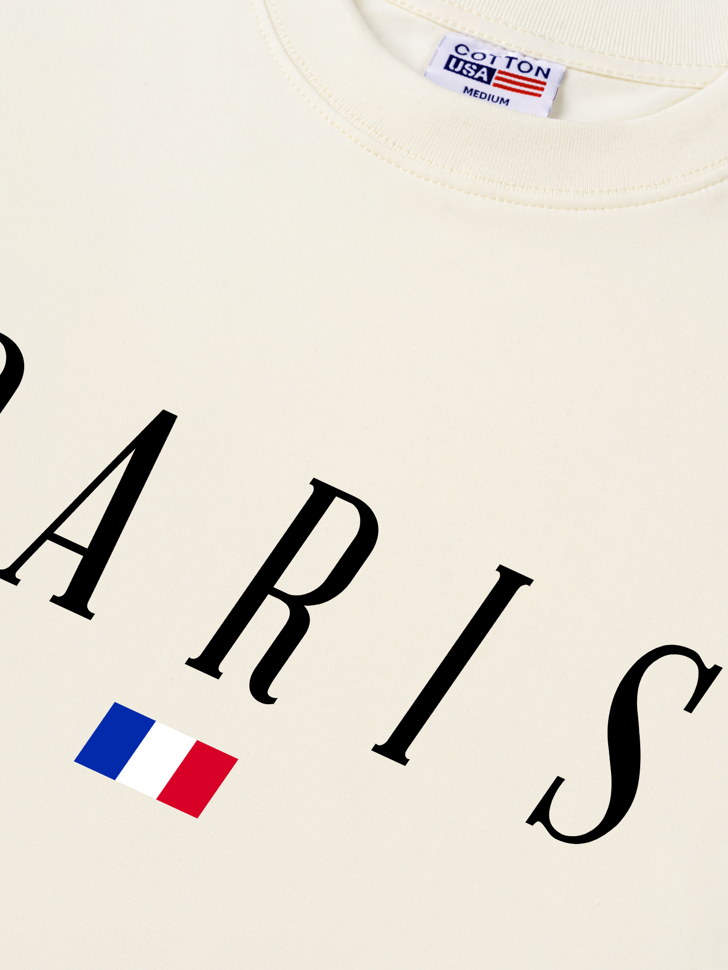 Áo Thun Relaxed Fit Paris Minimalist