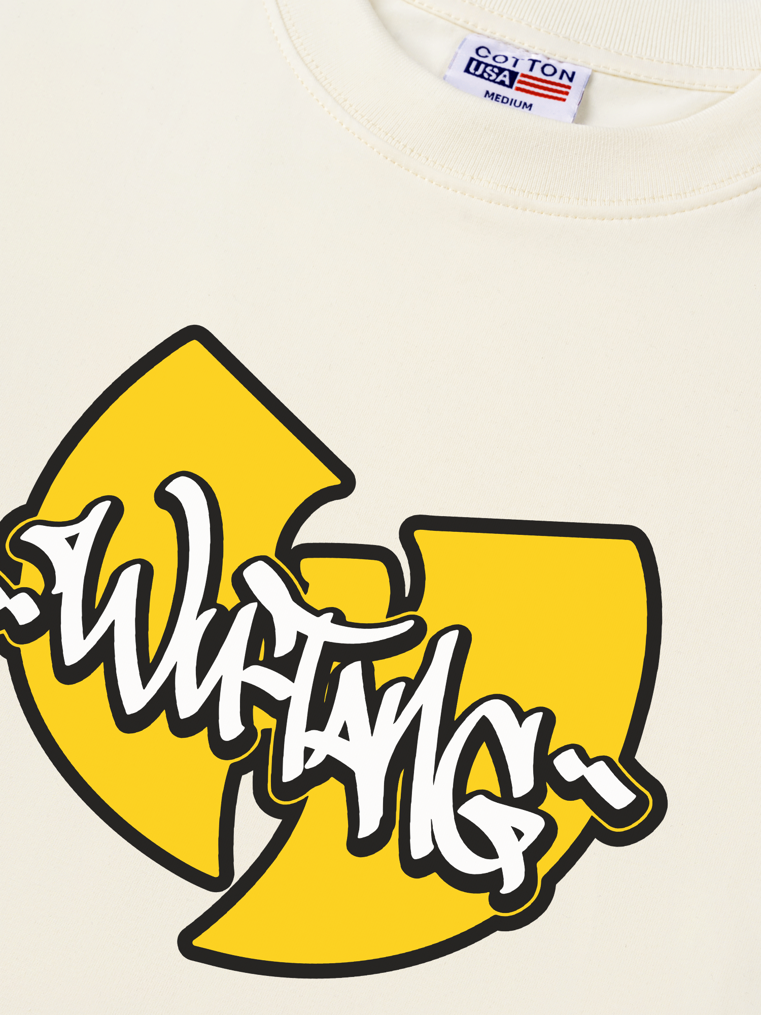 Áo Thun Relaxed Fit Rapper Wu-Tang Clan Logo