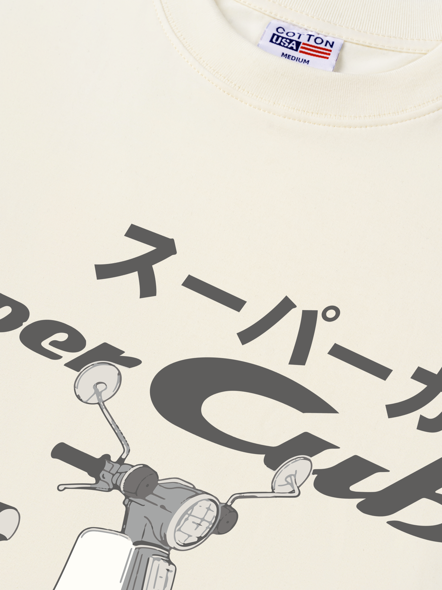 Áo Thun Relaxed Fit Super Cub Heritage Gray