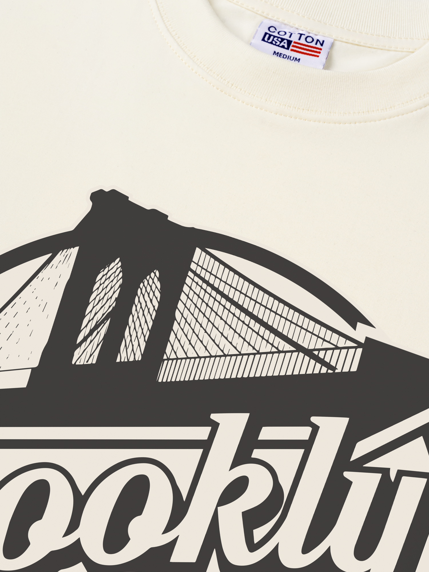 Áo Thun Relaxed Fit USA Brooklyn East Of The East