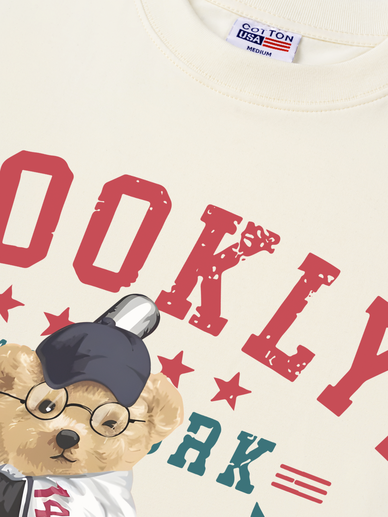 Áo Thun Relaxed Fit Baseball Teddy Team